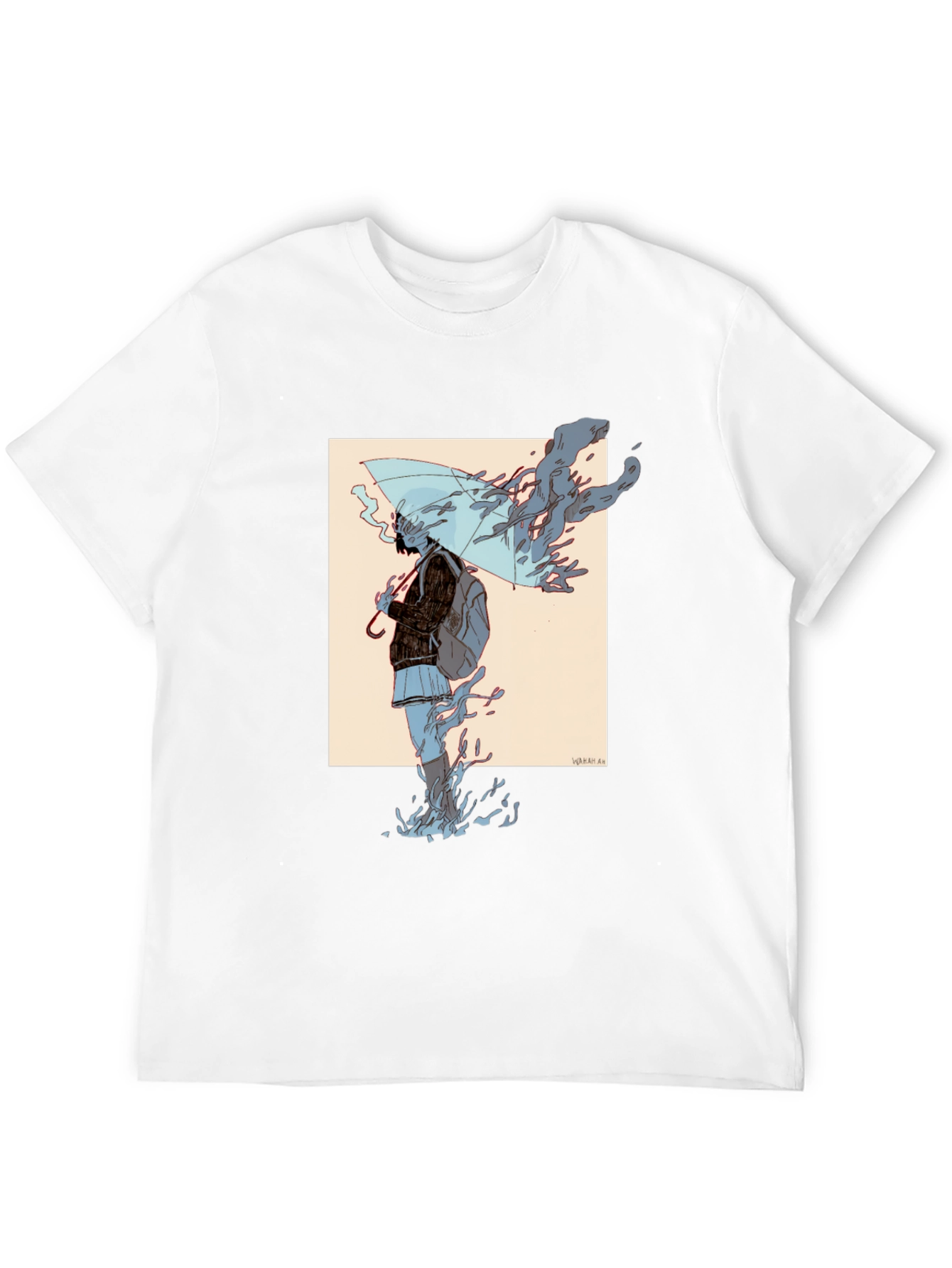 Graphic Print Black T-Shirt