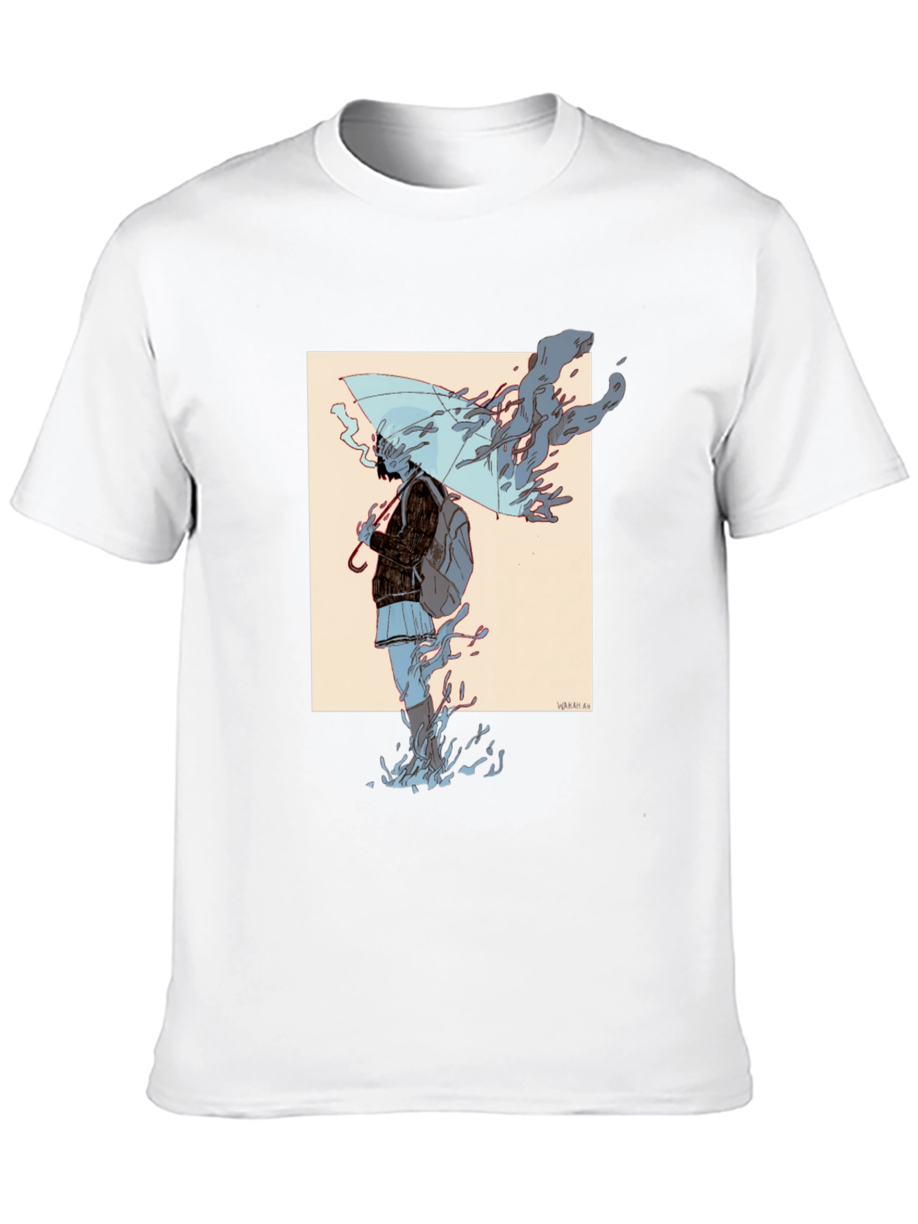 Graphic Print Black T-Shirt