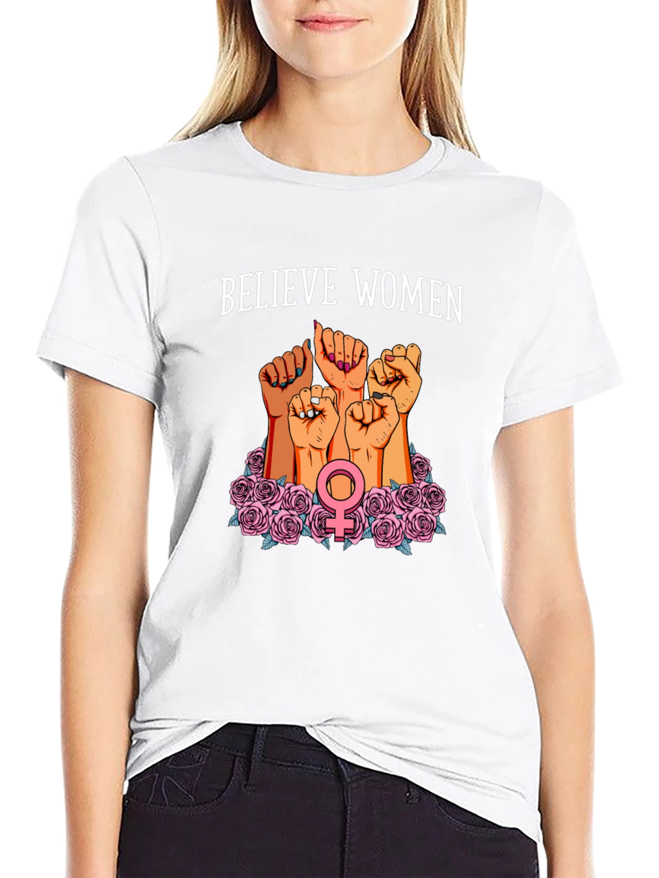 Believe Women Graphic T-Shirt