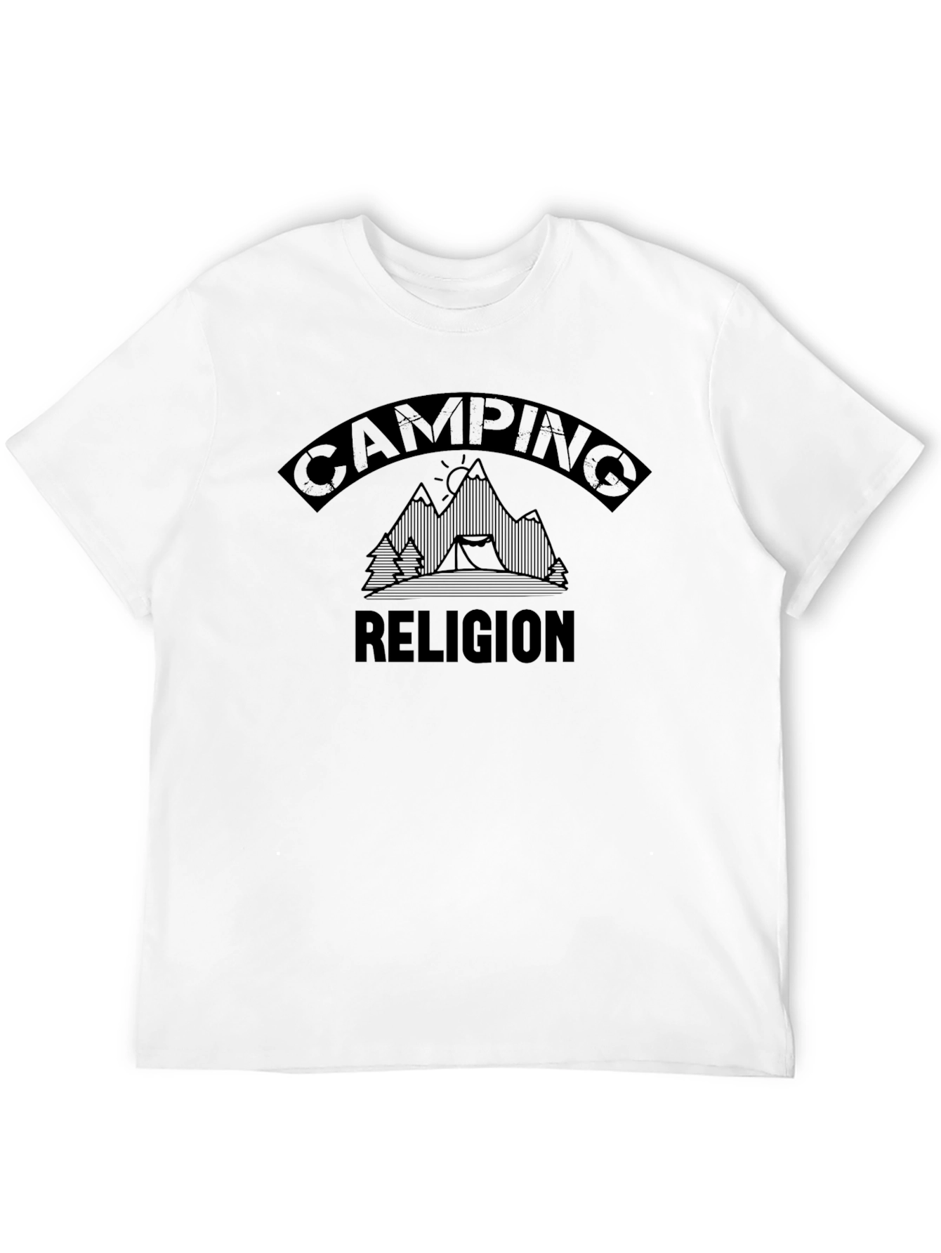 Camping Religion T-Shirt - Nature Lover Tee