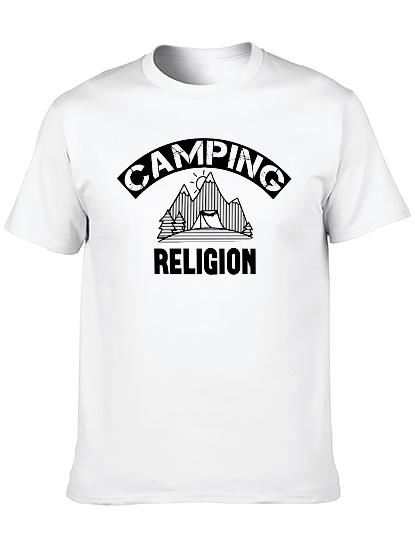 Camping Religion T-Shirt - Nature Lover Tee