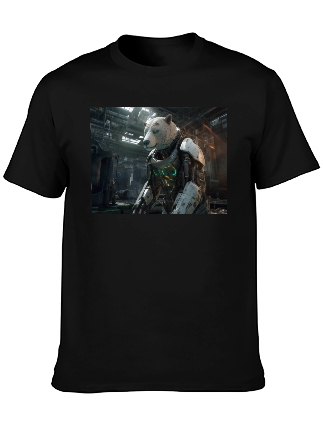 Sci-Fi Bear Robot T-Shirt