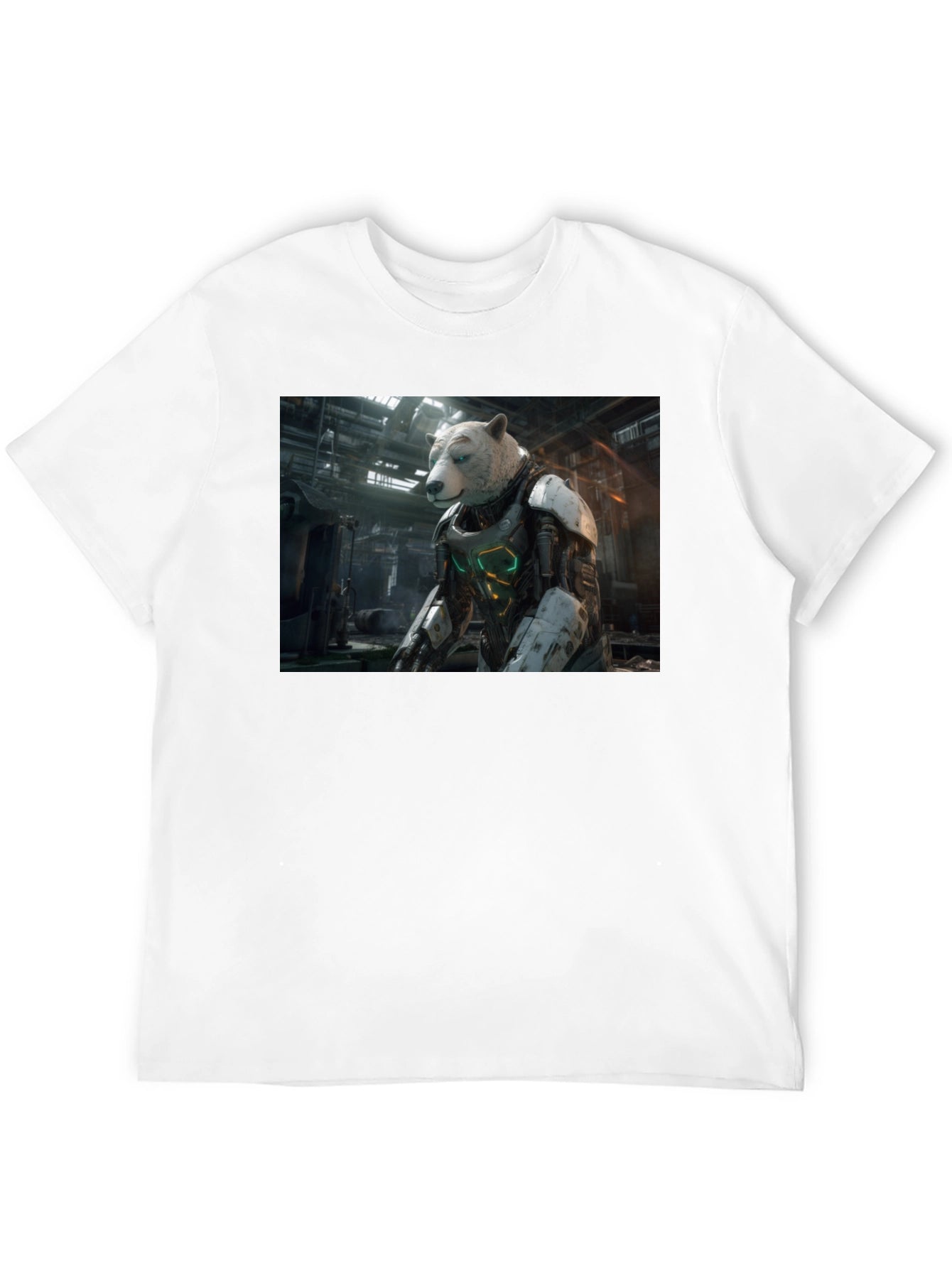 Sci-Fi Bear Robot T-Shirt