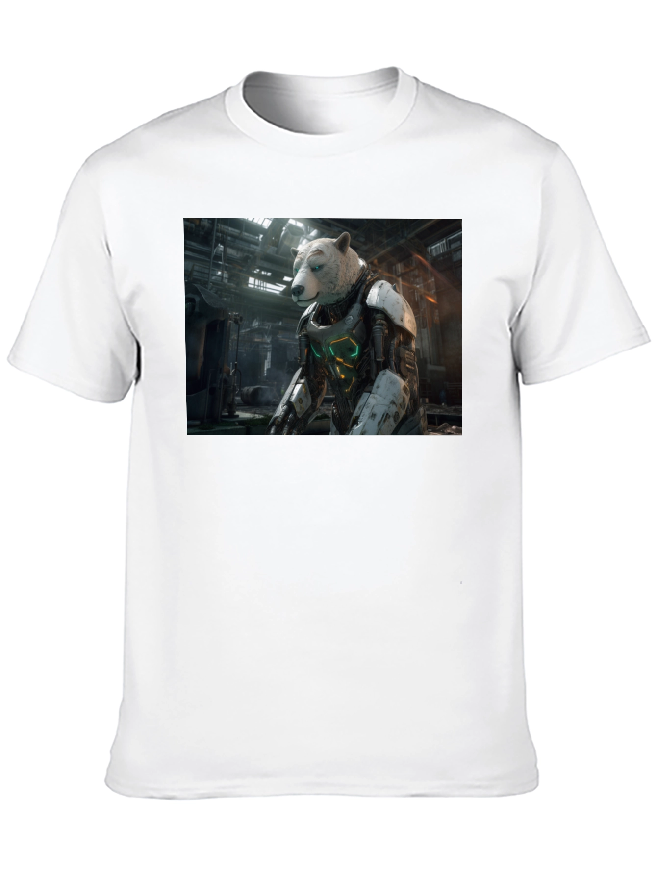Sci-Fi Bear Robot T-Shirt