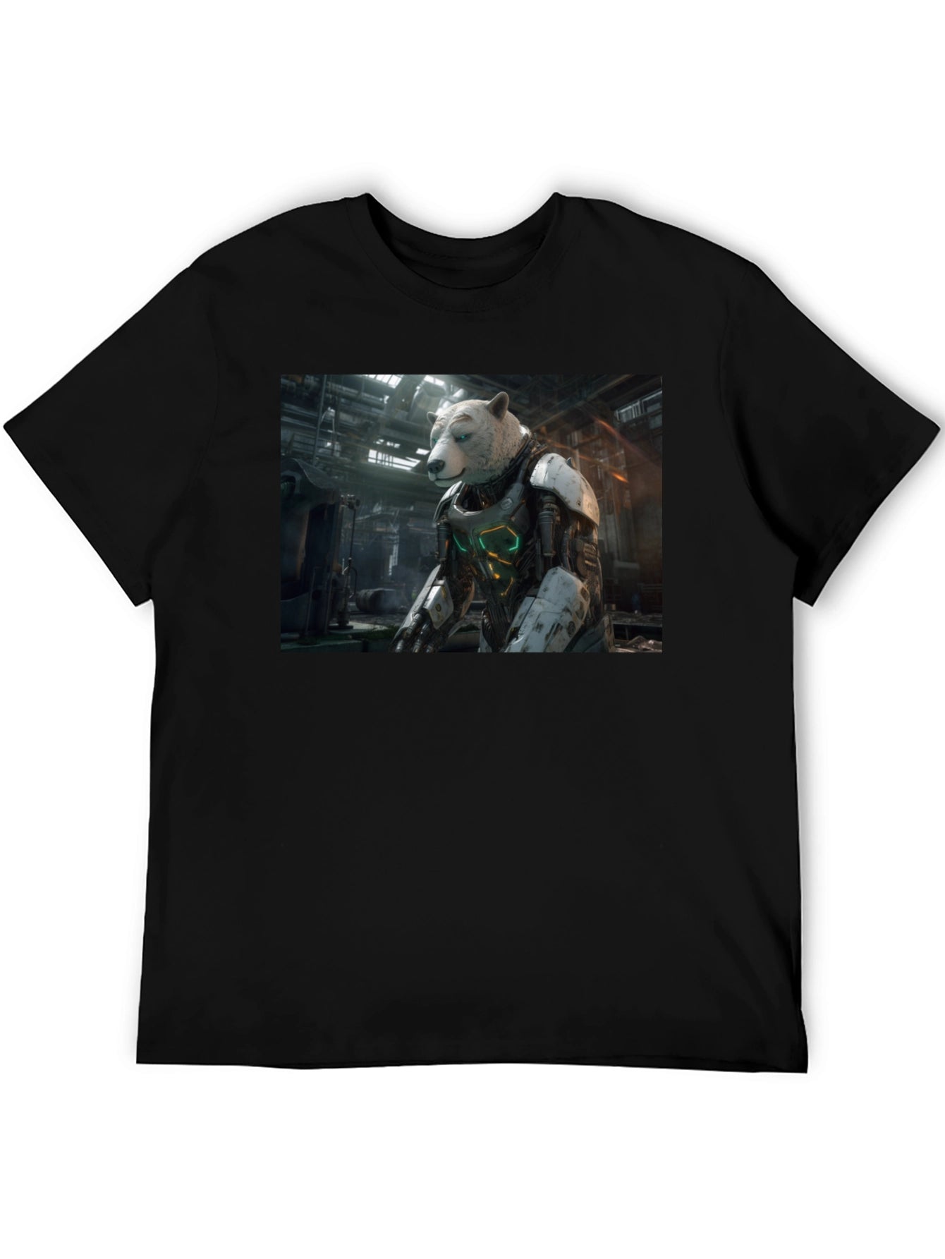 Sci-Fi Bear Robot T-Shirt