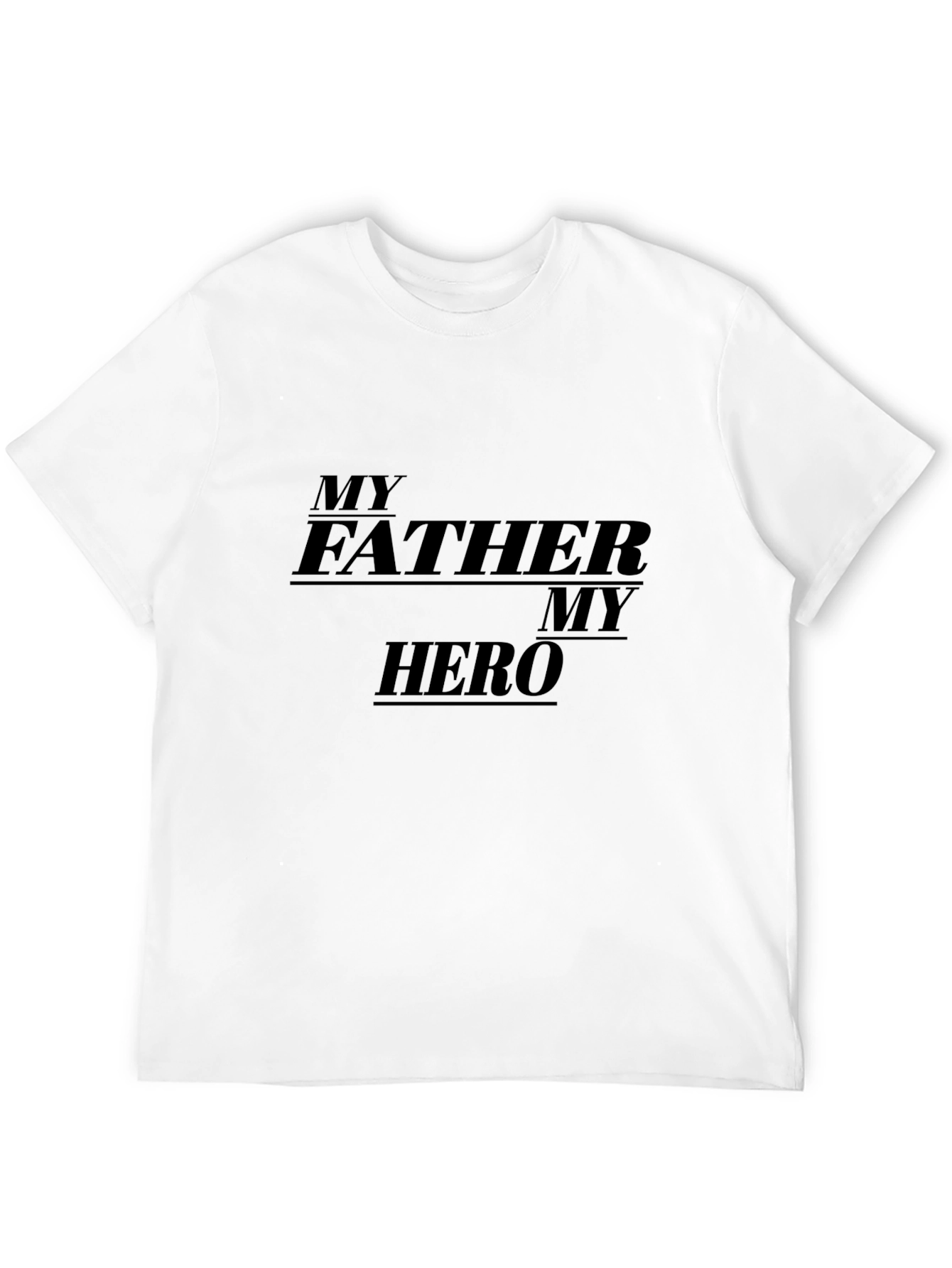 My Father My Hero Graphic Tee - Black
