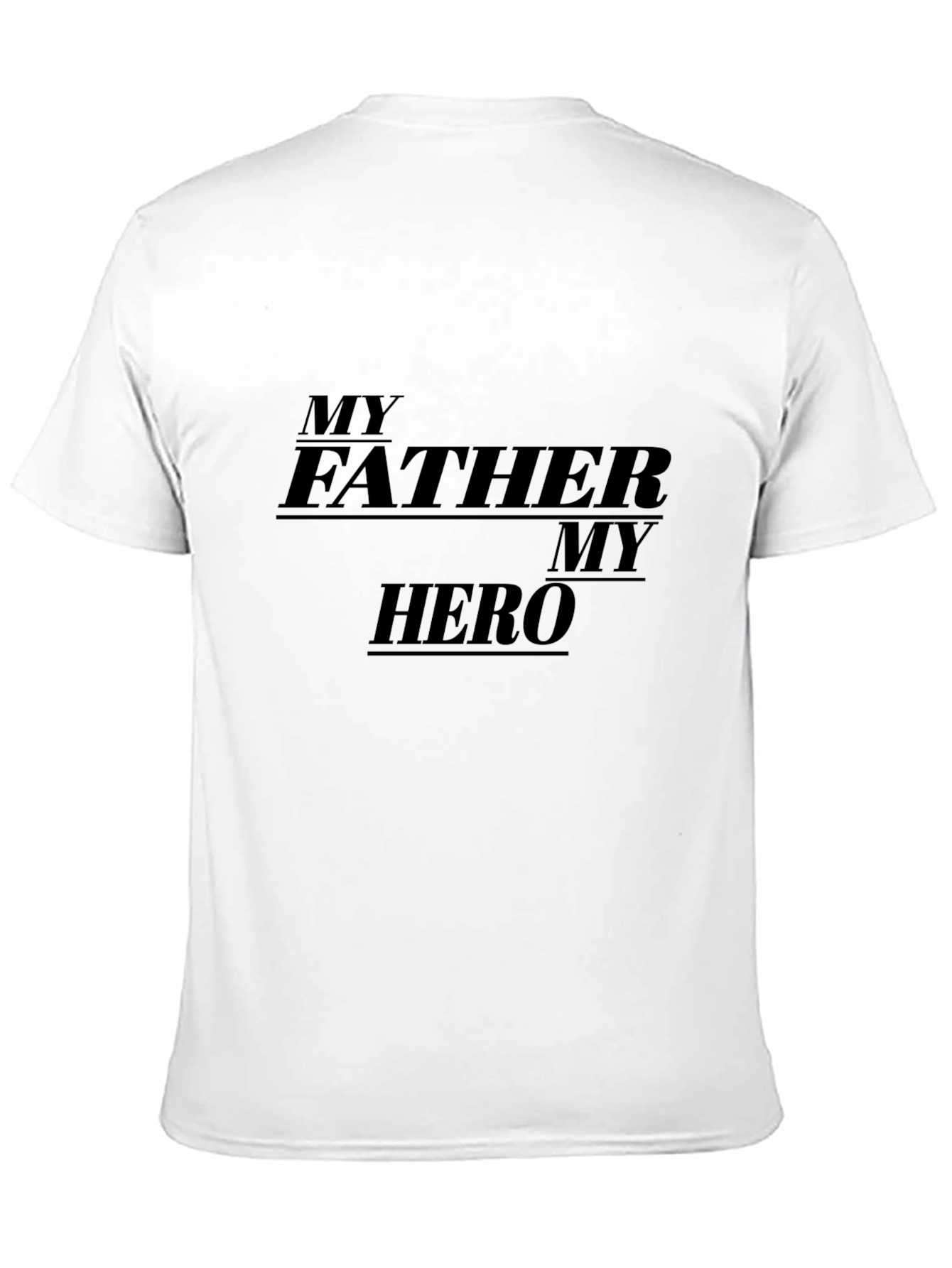 My Father My Hero Graphic Tee - Black