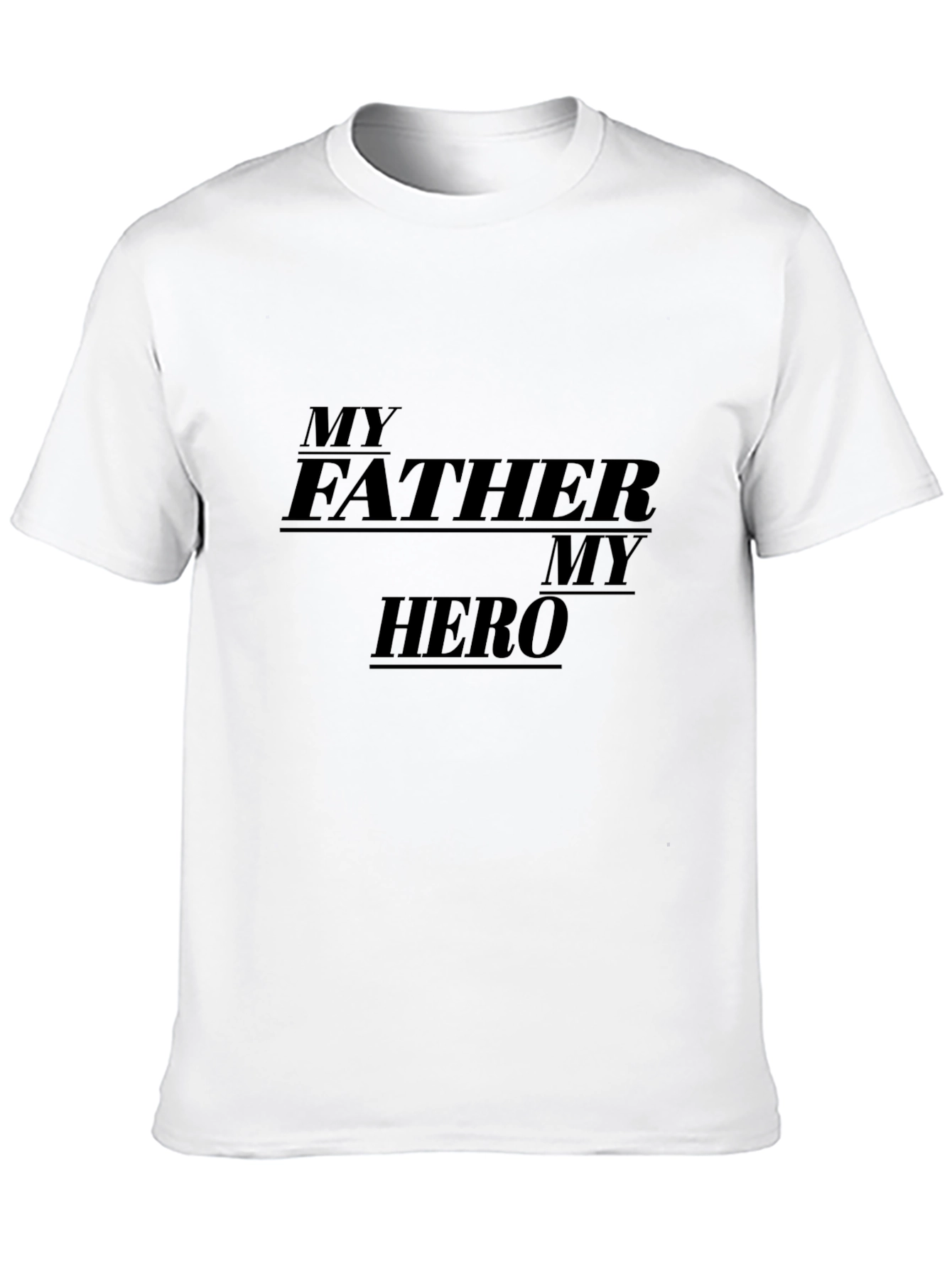 My Father My Hero Graphic Tee - Black