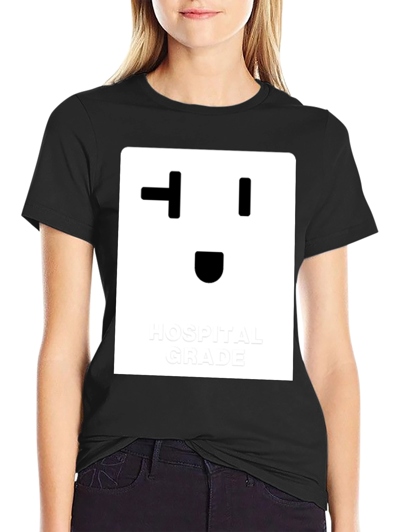 Hospital Grade Outlet Funny T-Shirt - Black