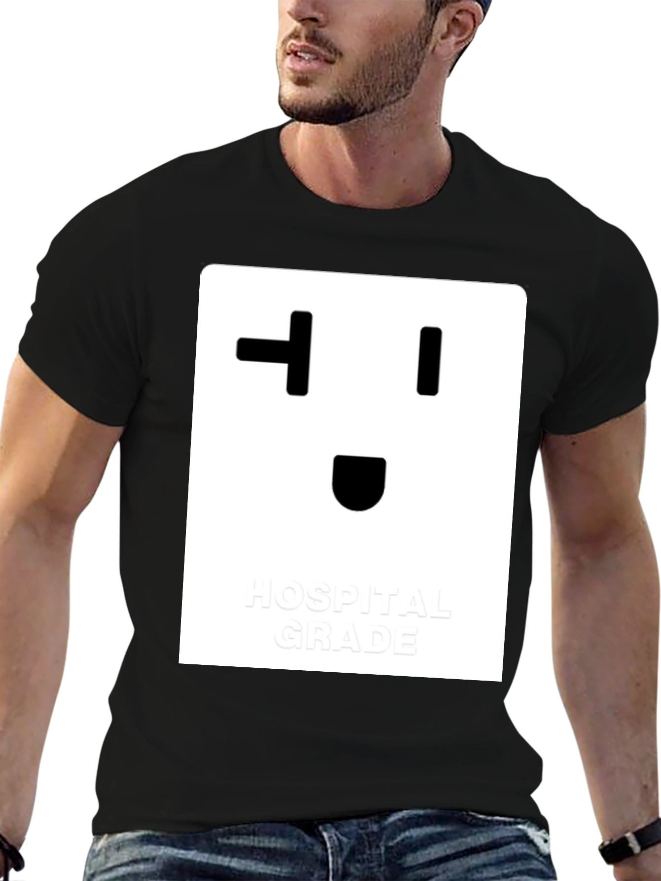 Hospital Grade Outlet Funny T-Shirt - Black
