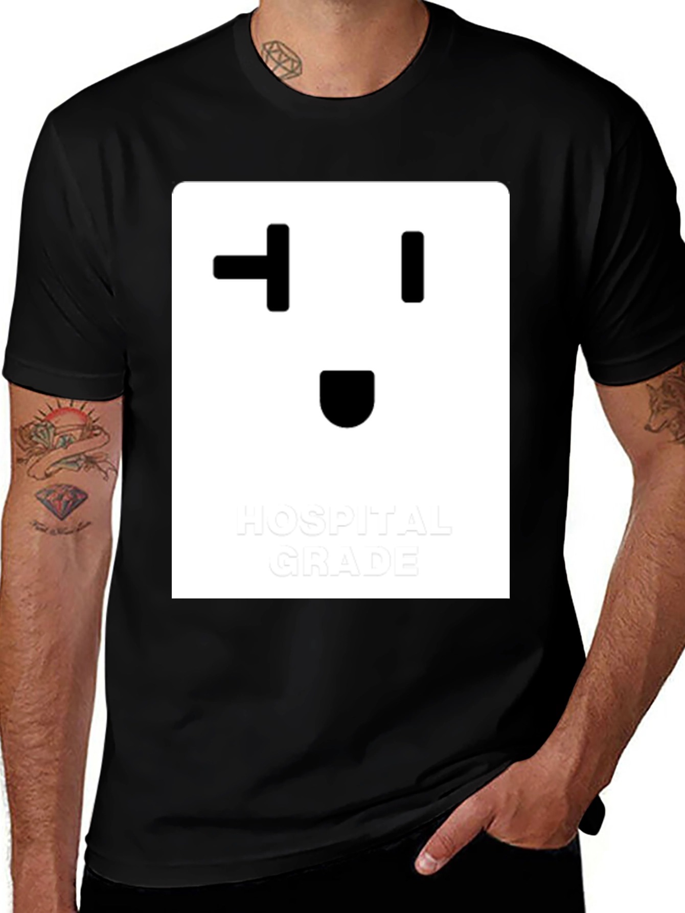 Hospital Grade Outlet Funny T-Shirt - Black