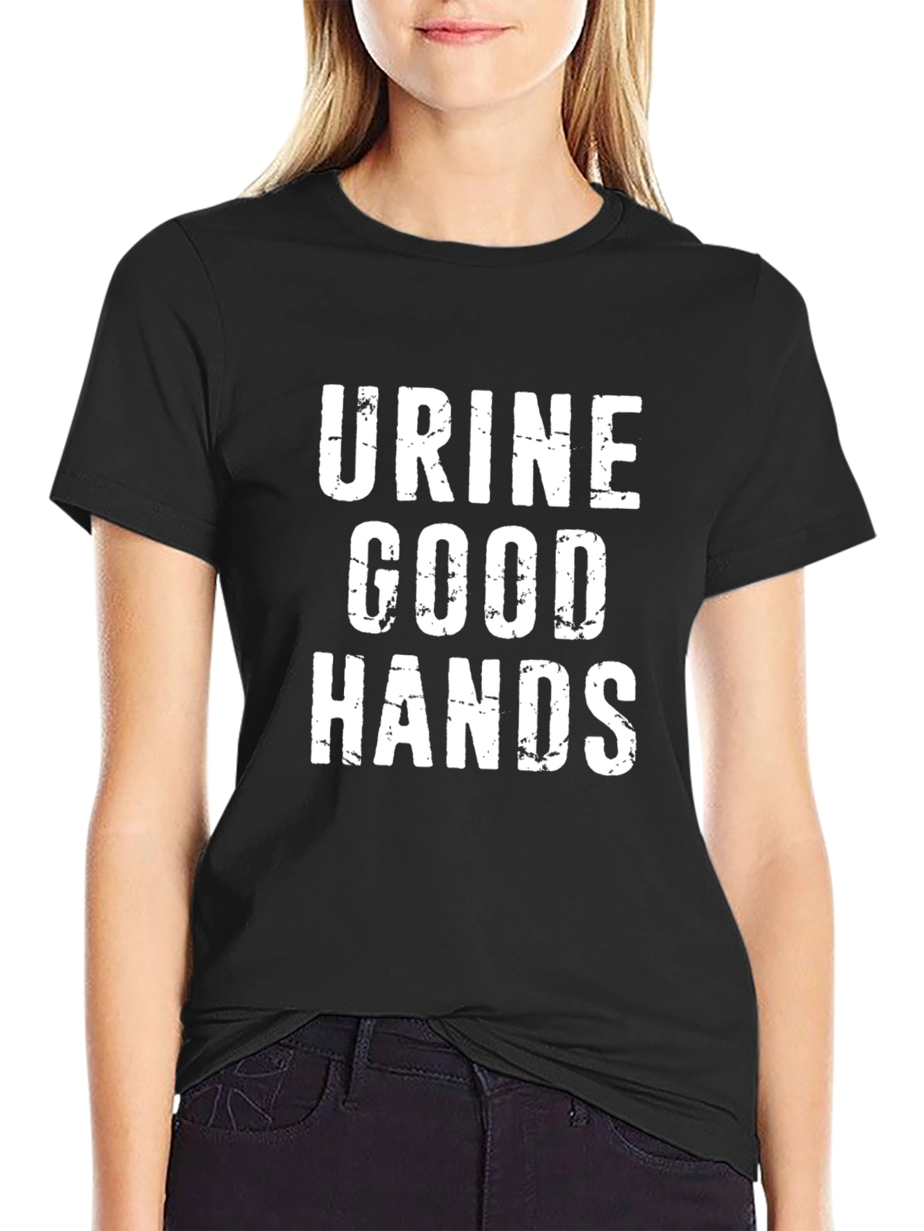 Funny Graphic T-Shirt - Urine Good Hands Tee