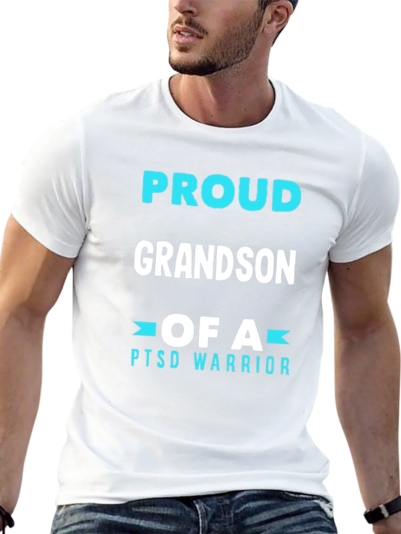 Proud Grandson of a PTSD Warrior T-Shirt