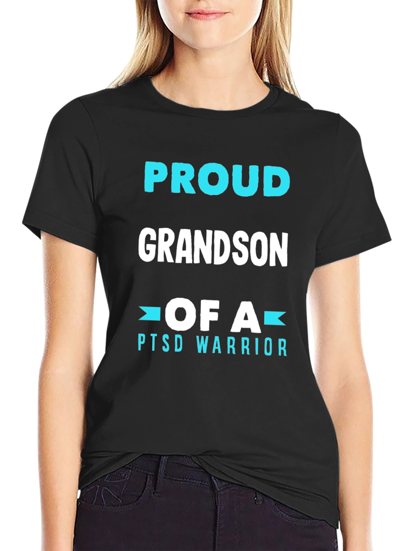 Proud Grandson of a PTSD Warrior T-Shirt