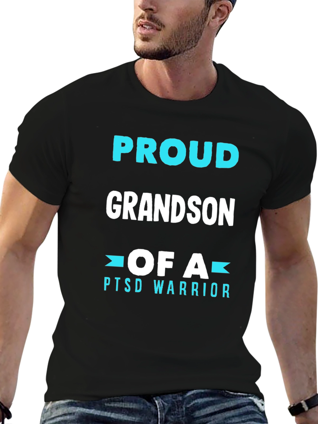 Proud Grandson of a PTSD Warrior T-Shirt