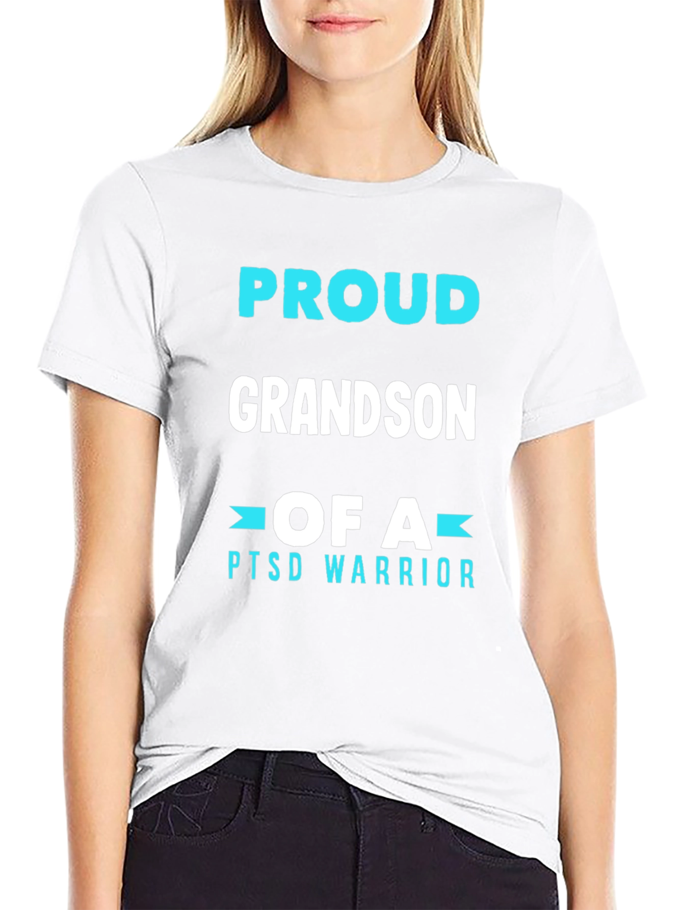 Proud Grandson of a PTSD Warrior T-Shirt
