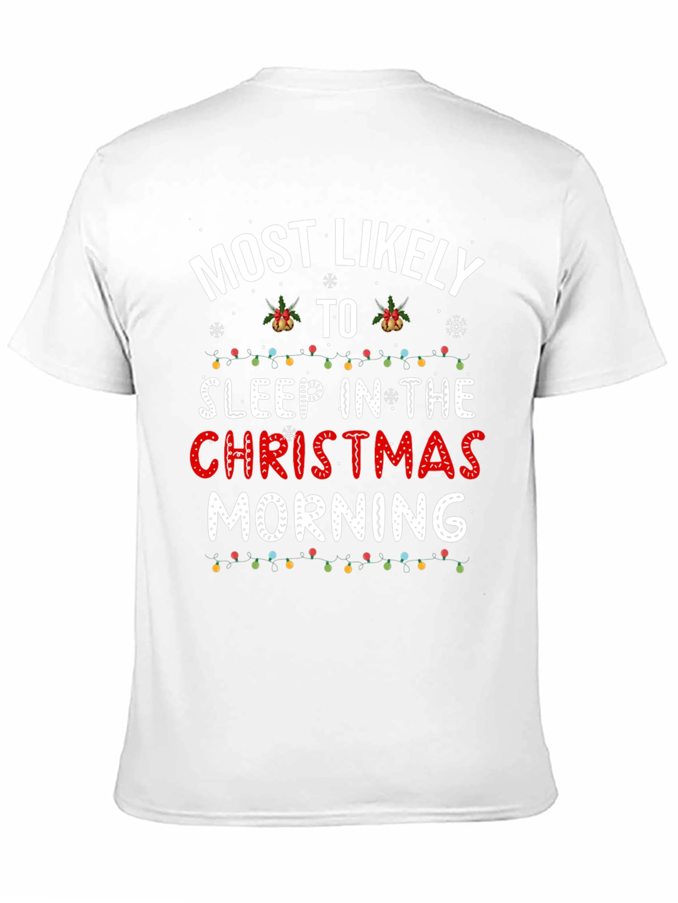 Funny Christmas Morning Sleep T-Shirt