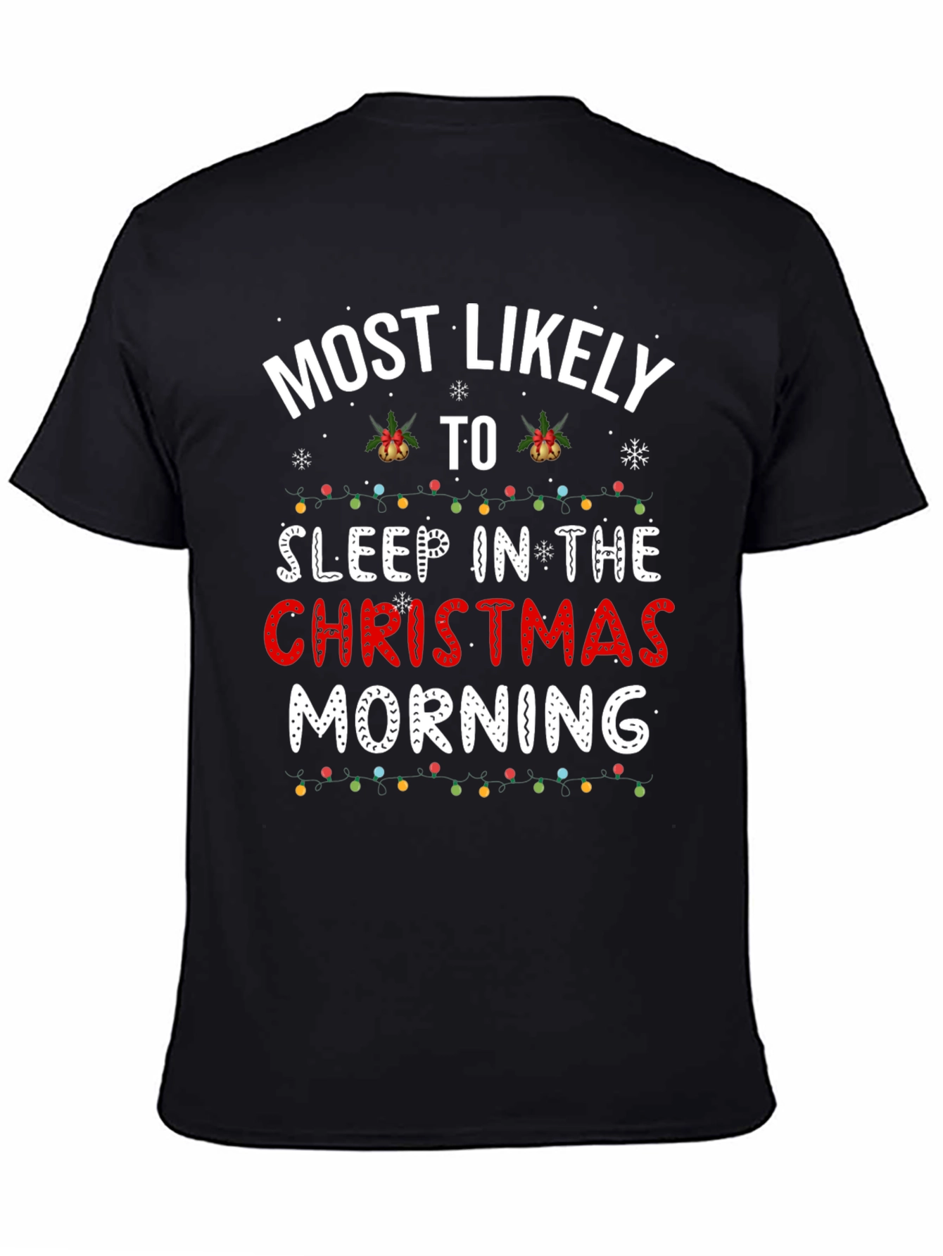 Funny Christmas Morning Sleep T-Shirt
