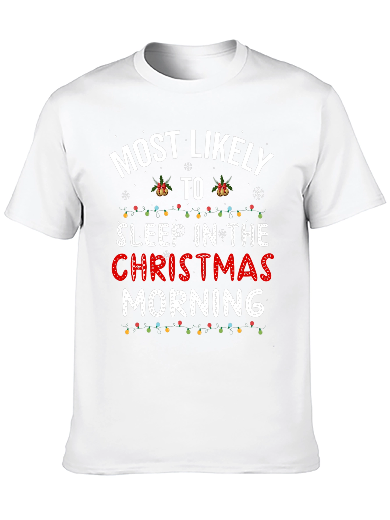 Funny Christmas Morning Sleep T-Shirt