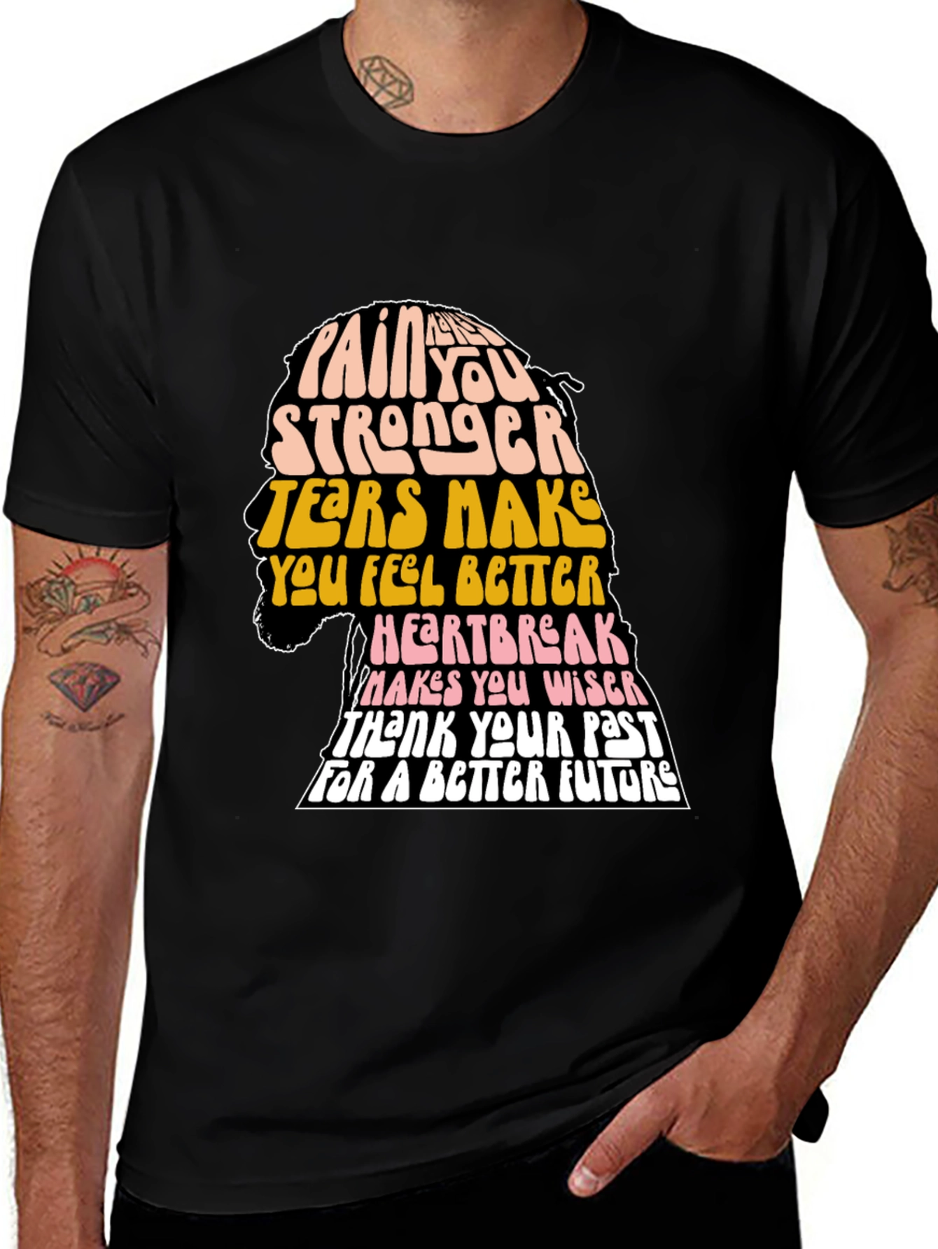 Inspirational T-Shirt: Pain Makes You Stronger