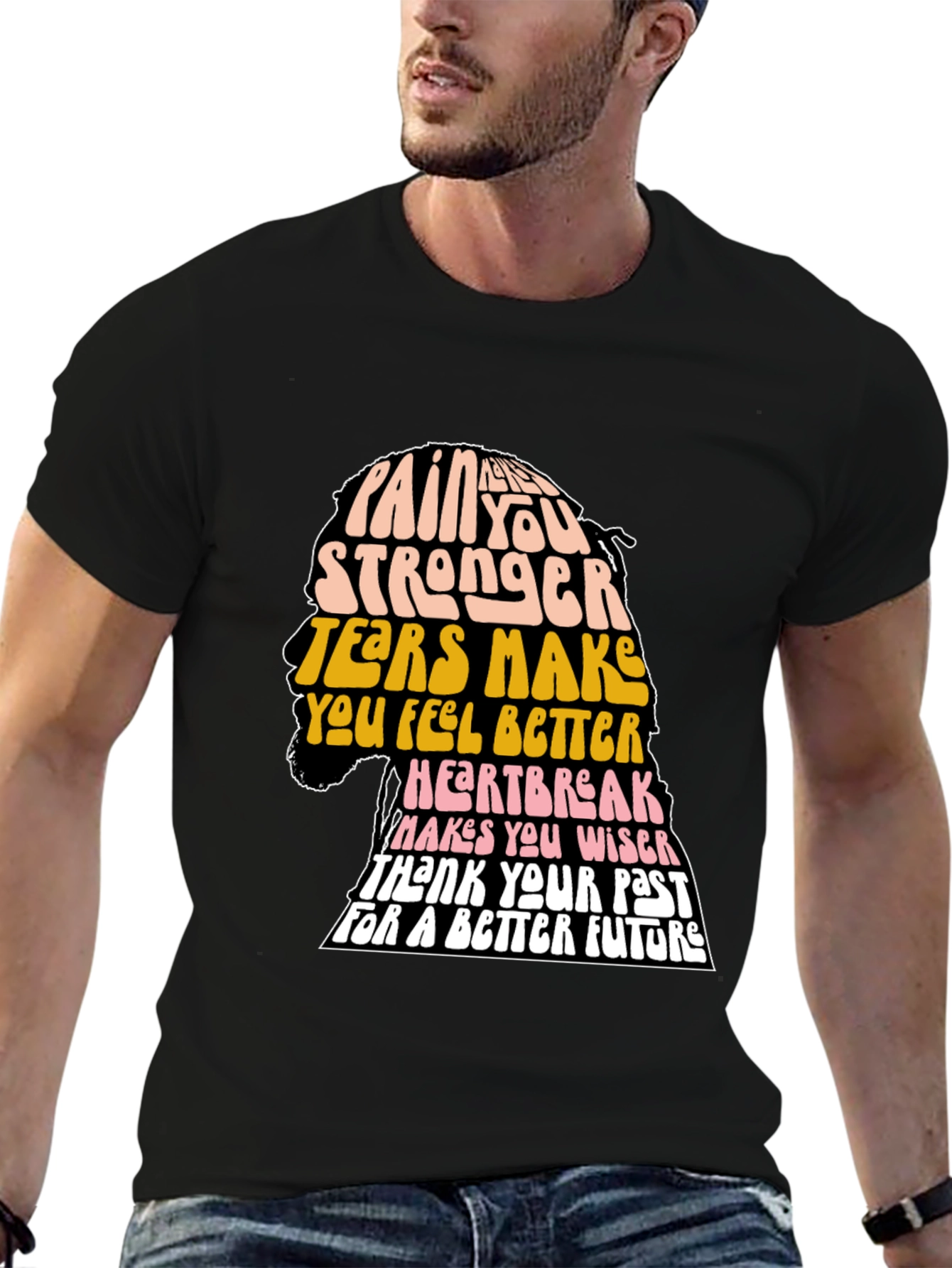 Inspirational T-Shirt: Pain Makes You Stronger