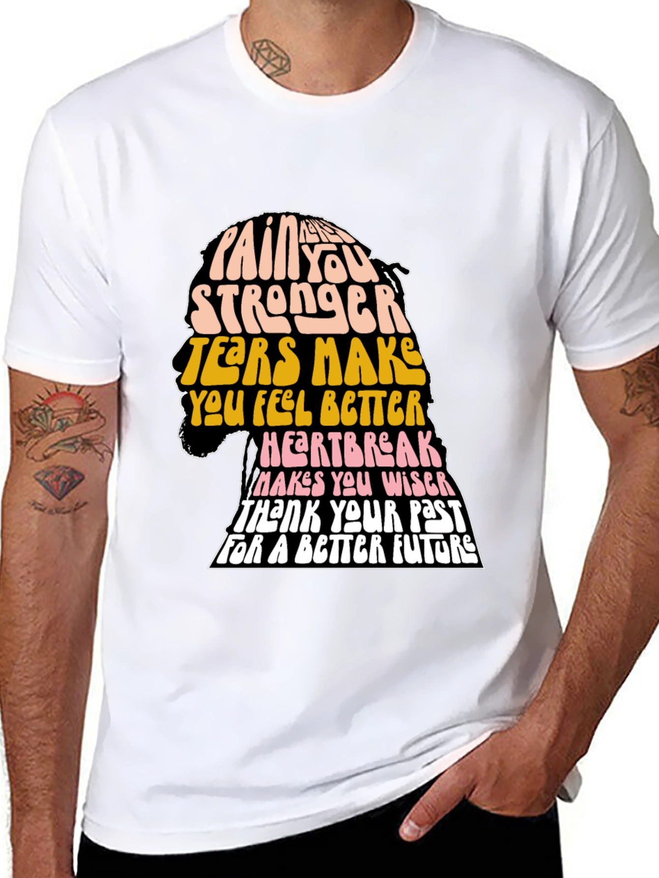 Inspirational T-Shirt: Pain Makes You Stronger