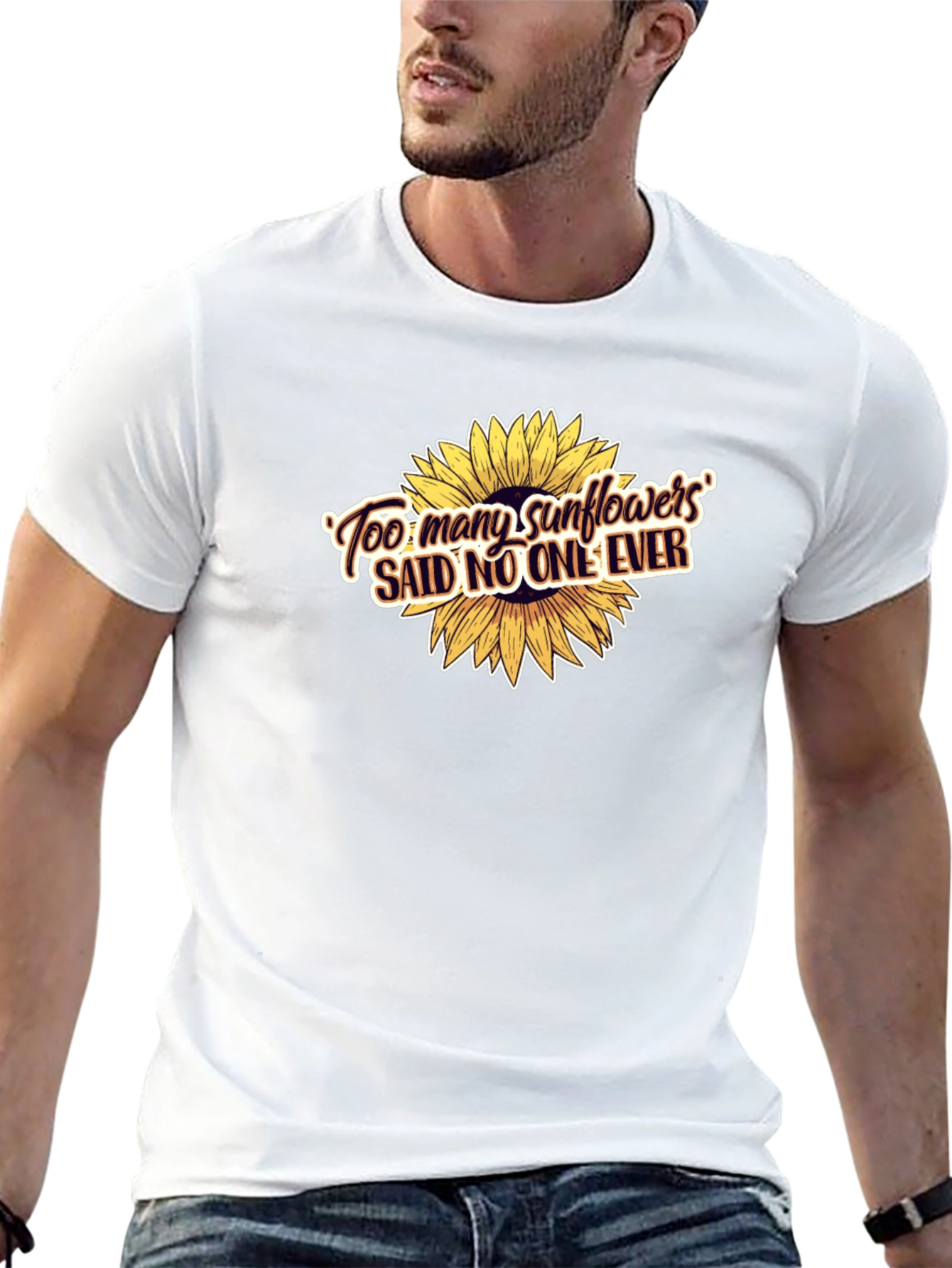 Sunflower Graphic T-Shirt - Too Many Sunflowers