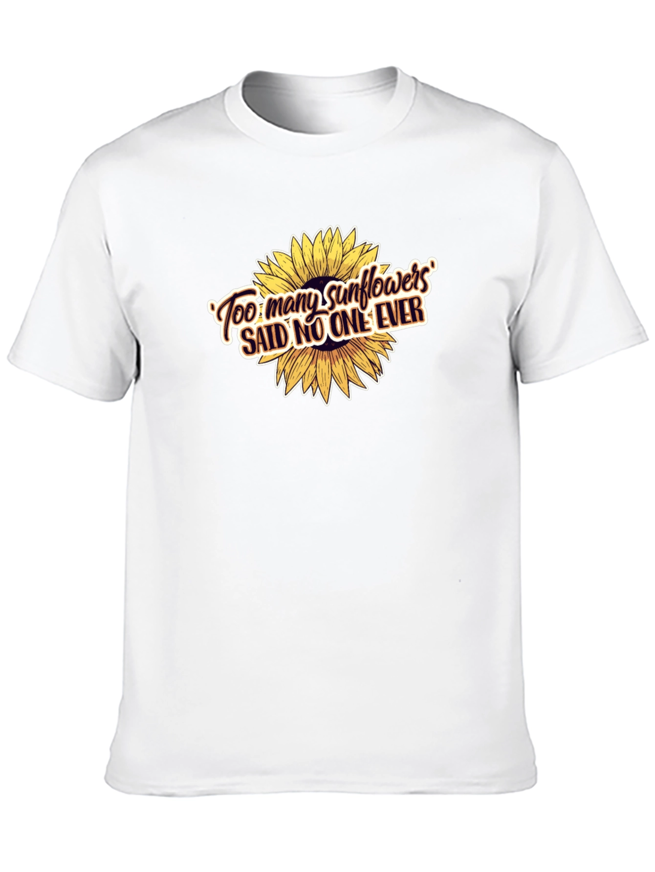 Sunflower Graphic T-Shirt - Too Many Sunflowers