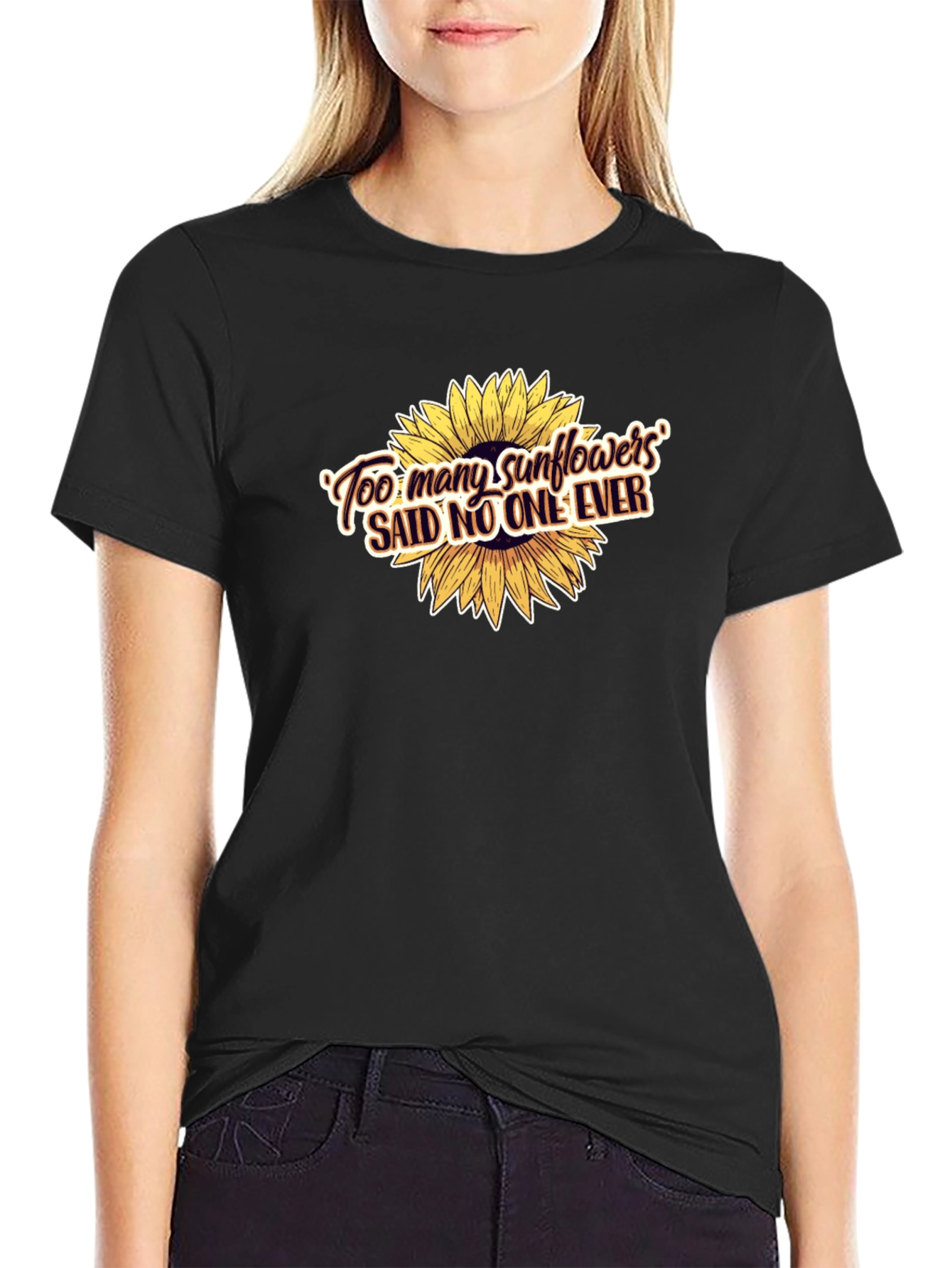 Sunflower Graphic T-Shirt - Too Many Sunflowers