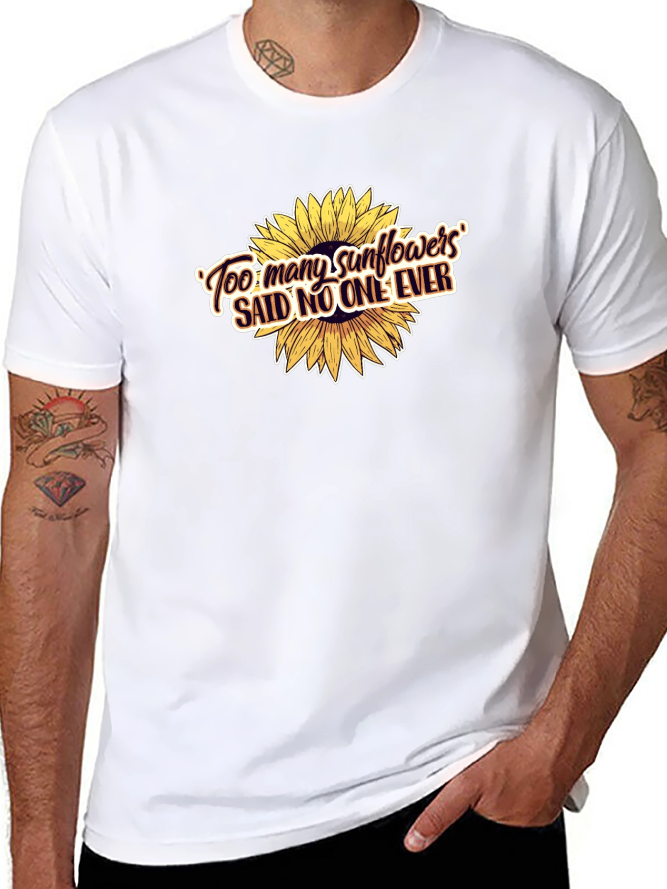 Sunflower Graphic T-Shirt - Too Many Sunflowers