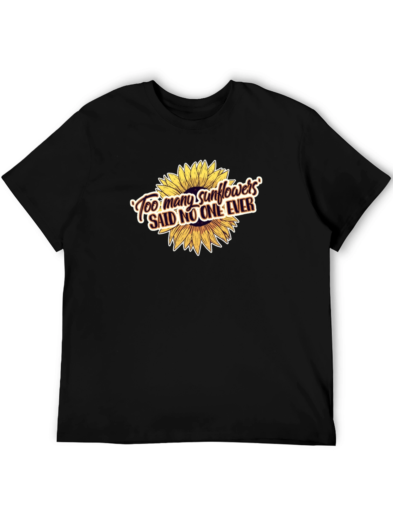 Sunflower Graphic T-Shirt - Too Many Sunflowers