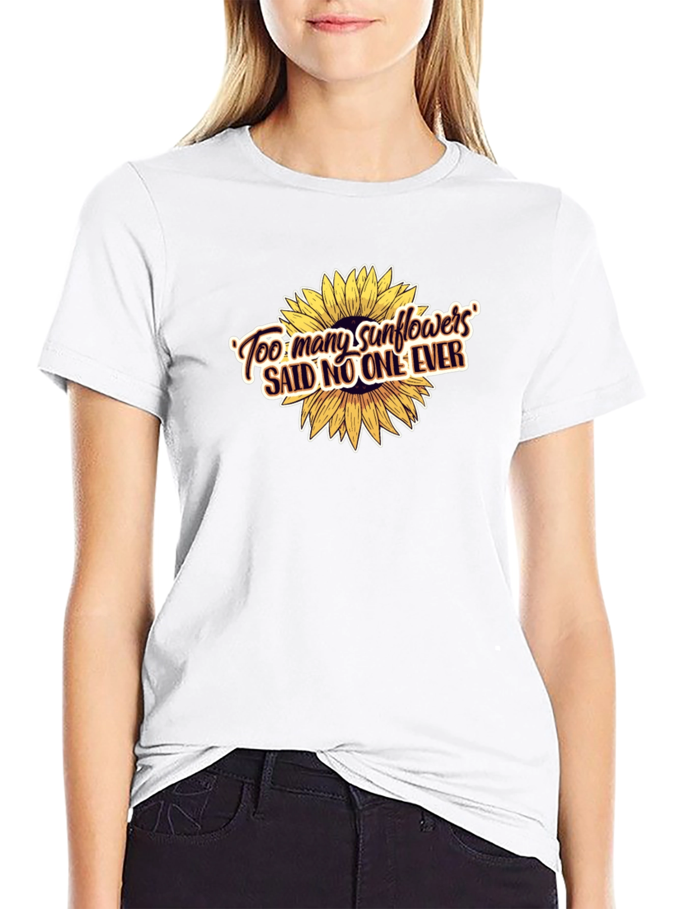 Sunflower Graphic T-Shirt - Too Many Sunflowers