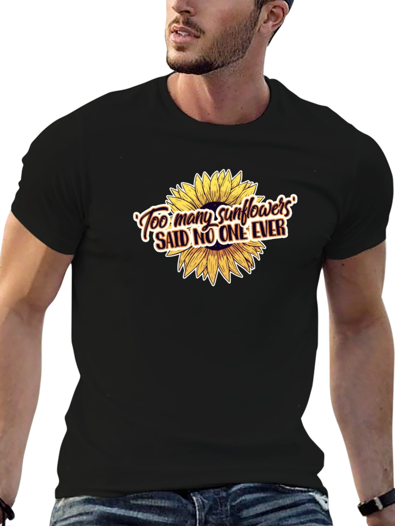 Sunflower Graphic T-Shirt - Too Many Sunflowers