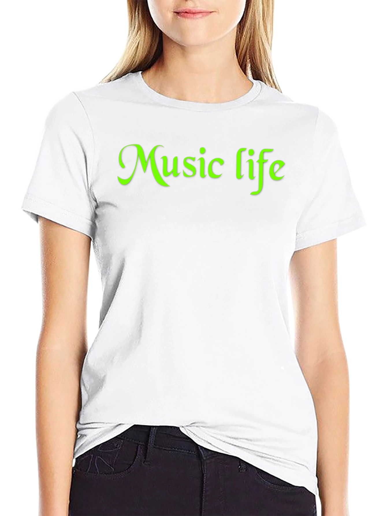 Music Life Black T-Shirt