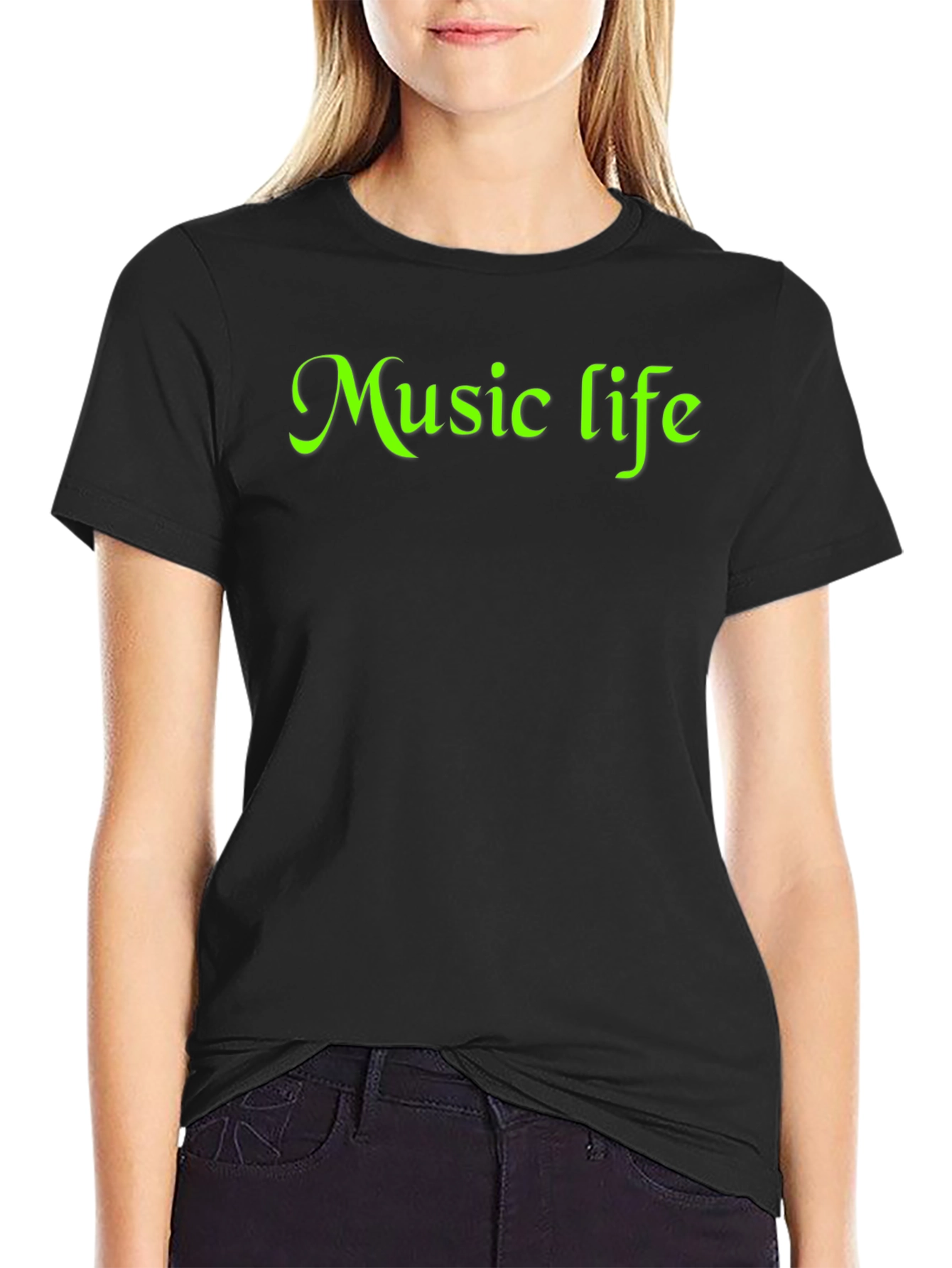Music Life Black T-Shirt