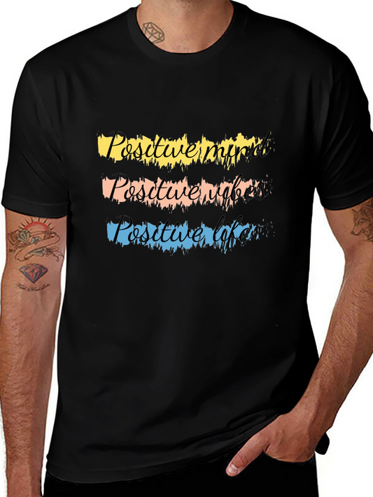 Positive Vibes T-Shirt - Graphic Tee for Good Energy