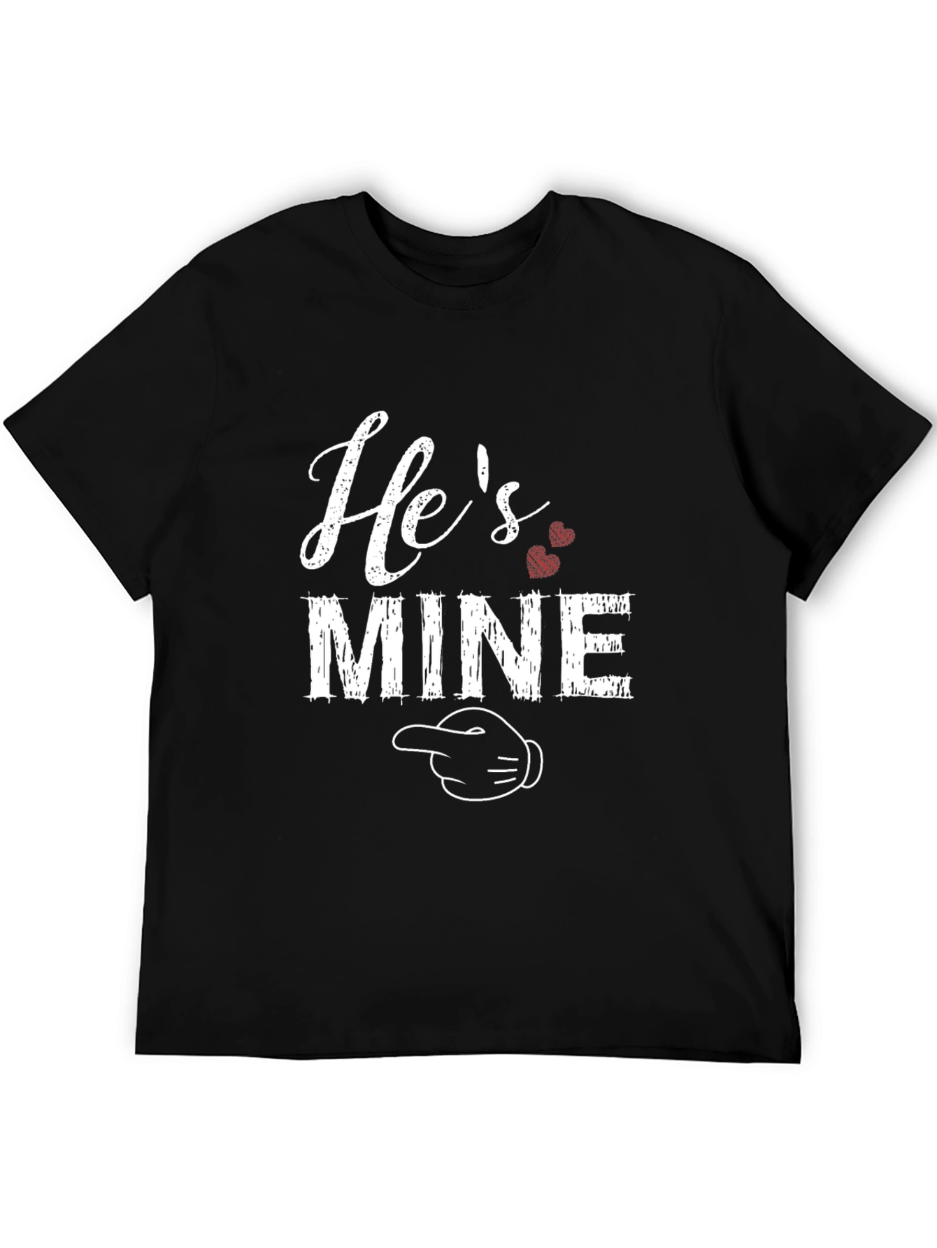 Hes Mine Graphic Tee - Valentines Day Shirt