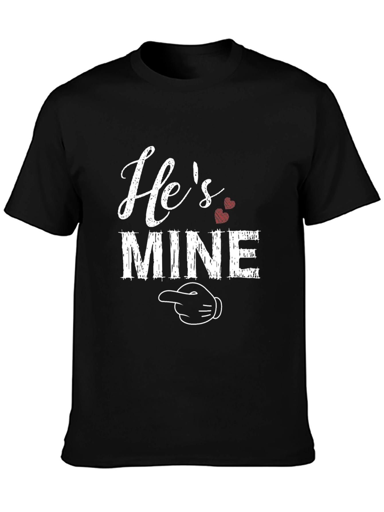Hes Mine Graphic Tee - Valentines Day Shirt