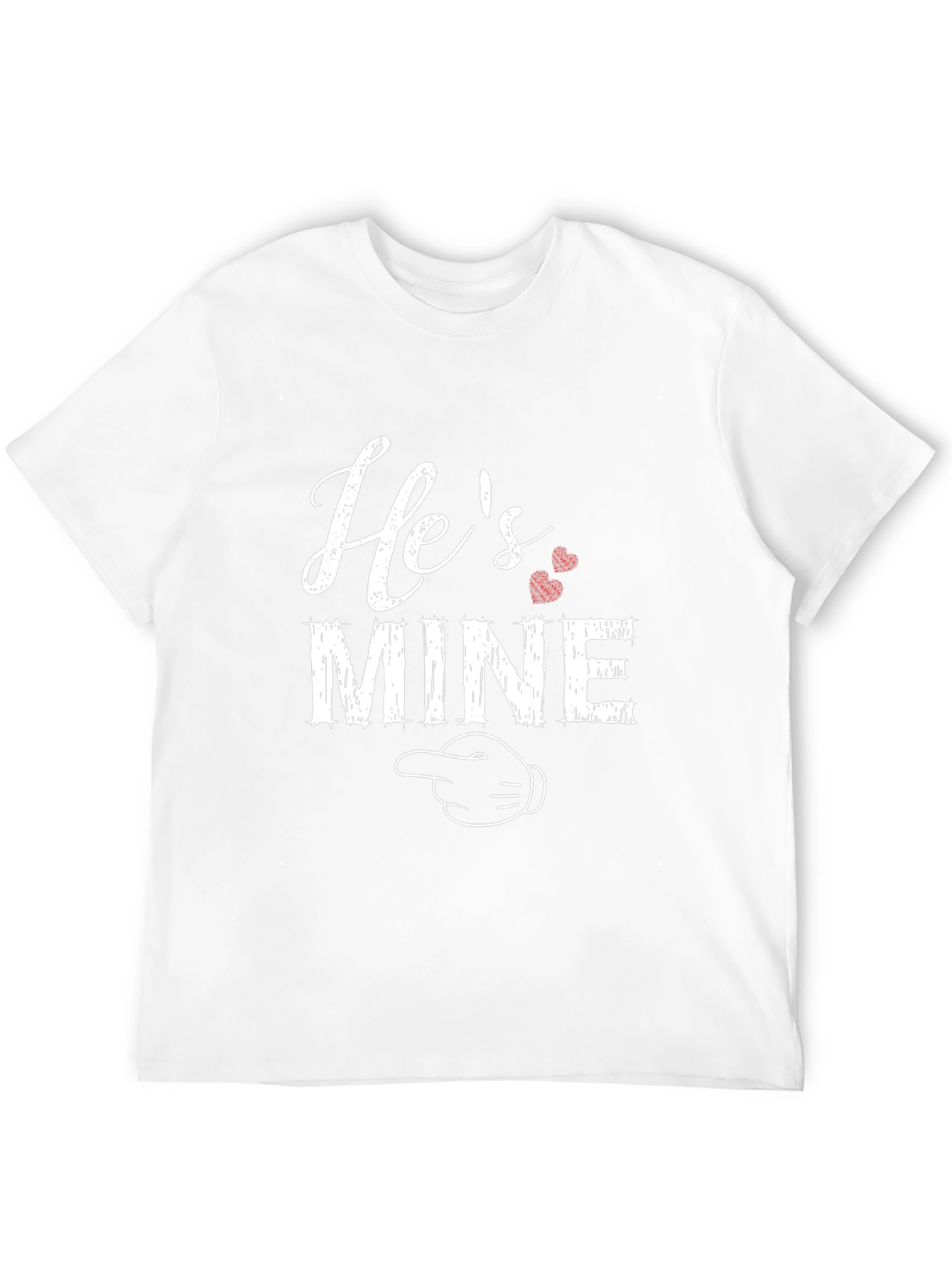 Hes Mine Graphic Tee - Valentines Day Shirt