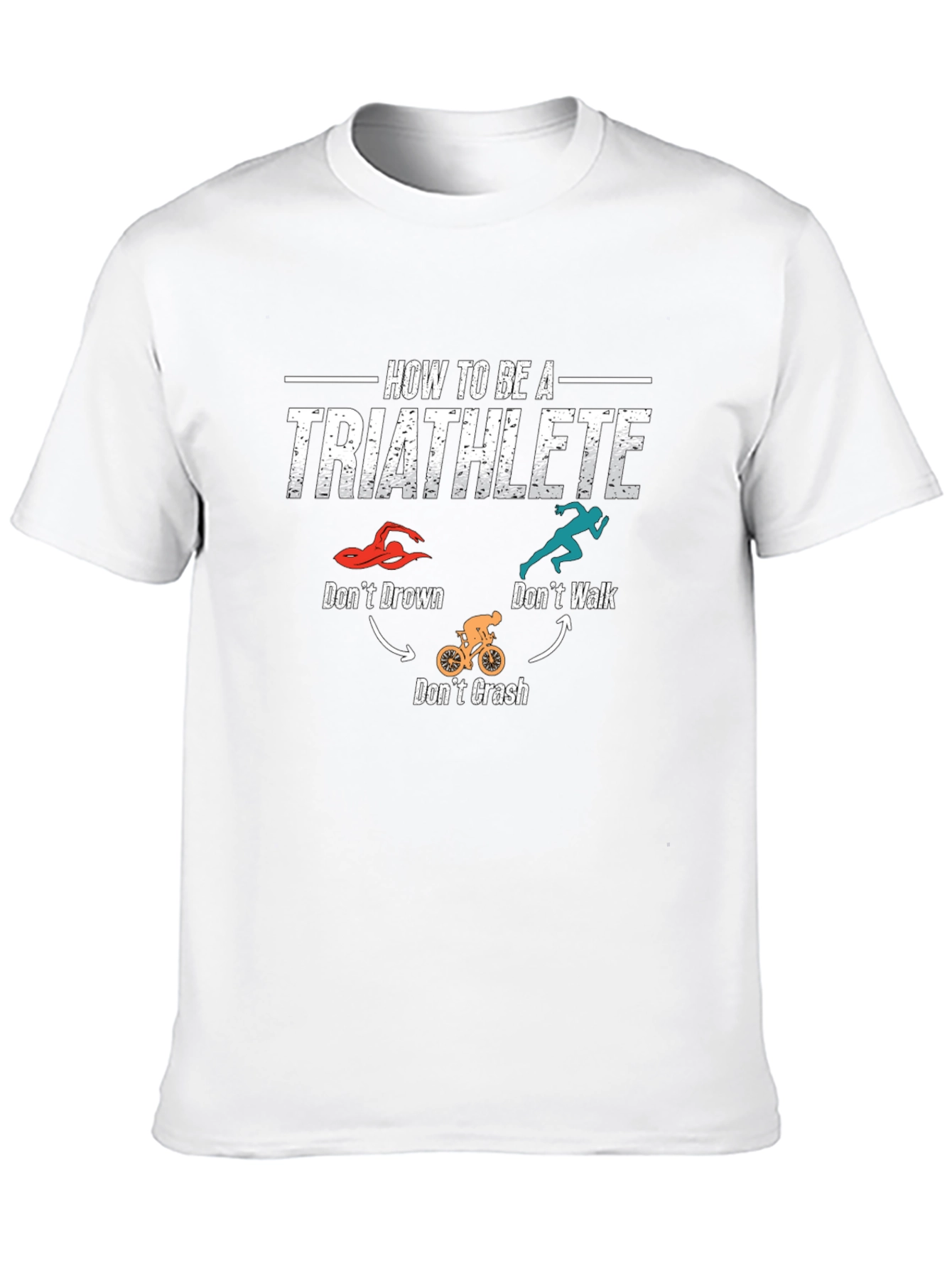 Triathlete How-To Black T-Shirt