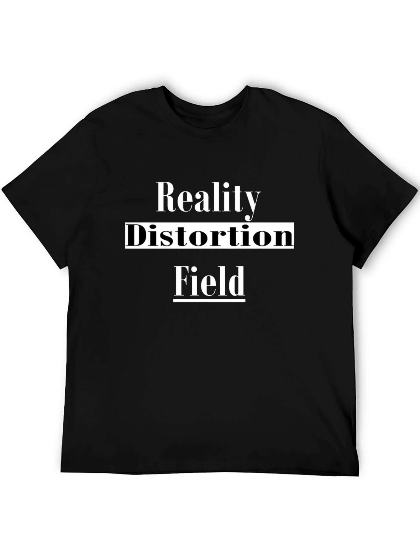Reality Distortion Field Graphic Tee - Black