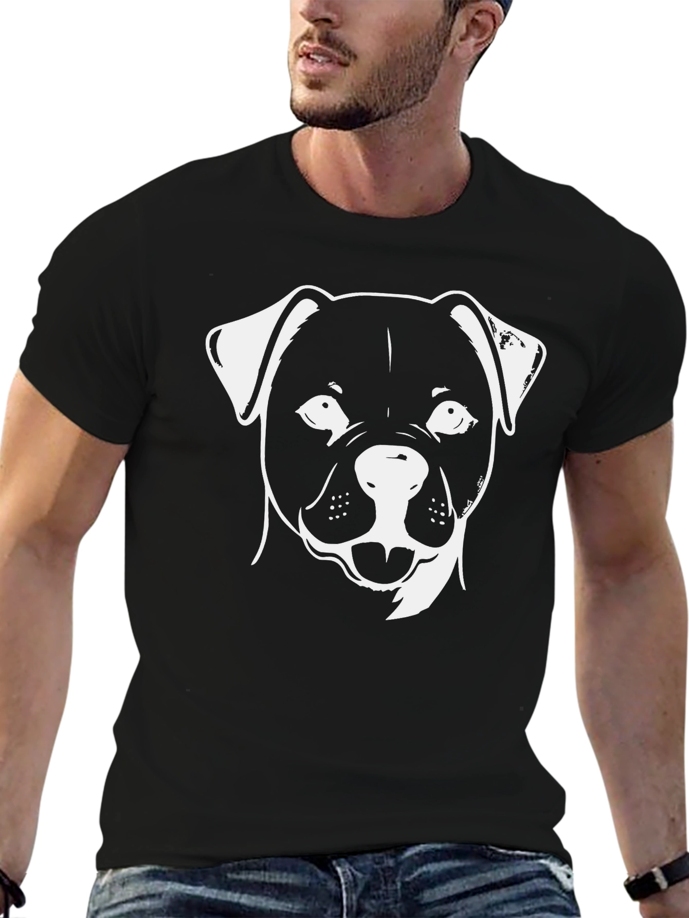 Dog Breed T-Shirt: Classic Black Cotton Tee