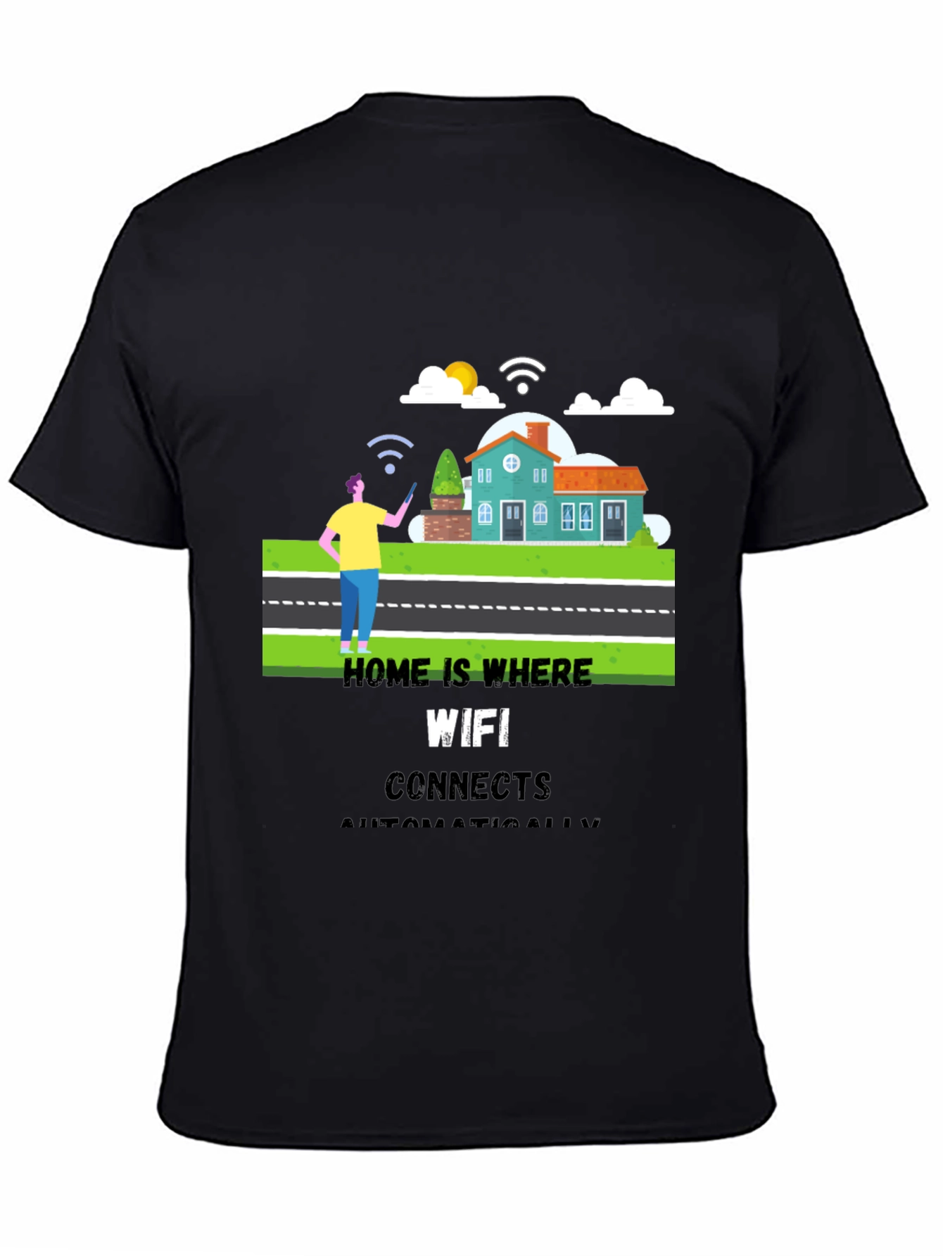 Home WiFi T-Shirt - Connect Automatically!