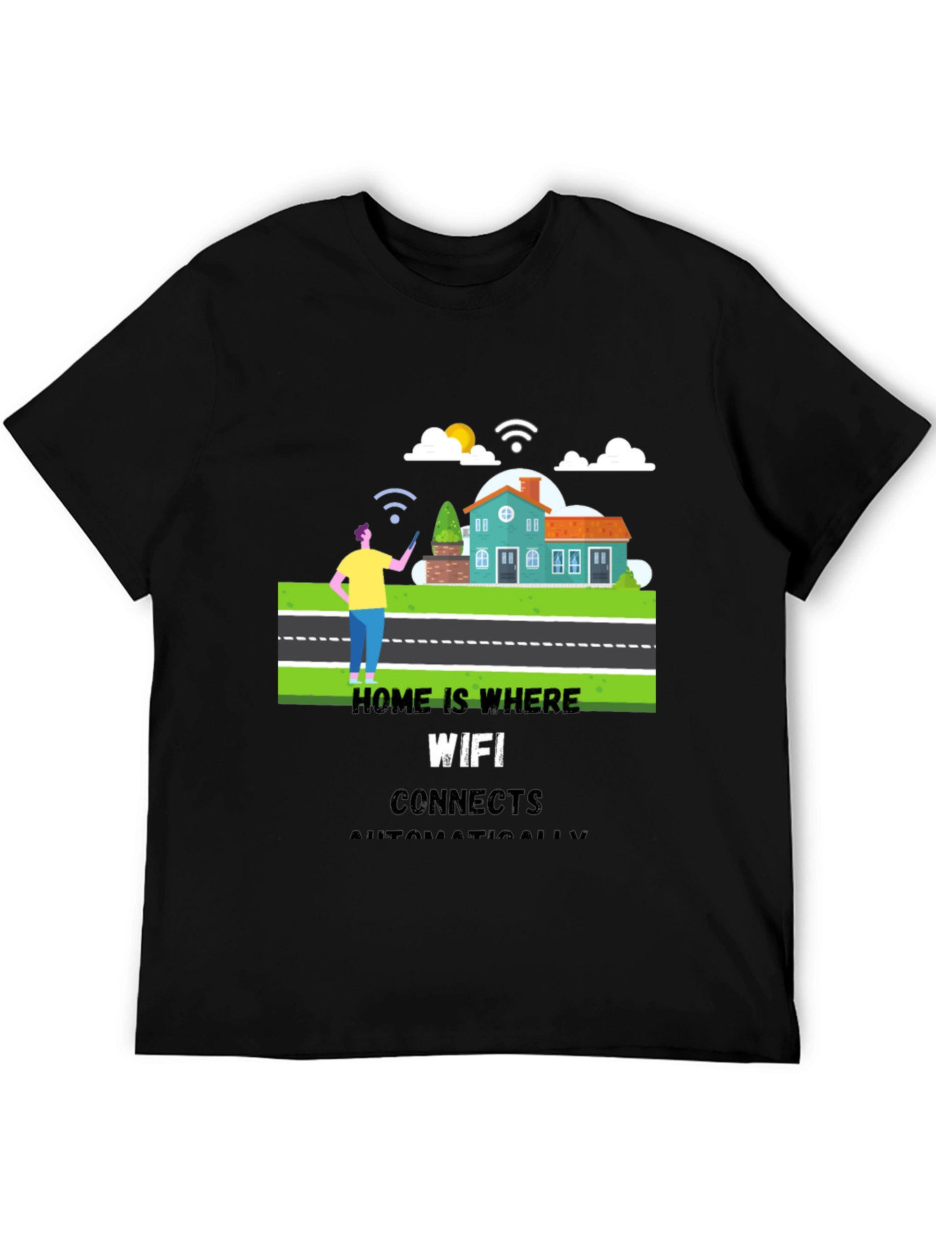 Home WiFi T-Shirt - Connect Automatically!