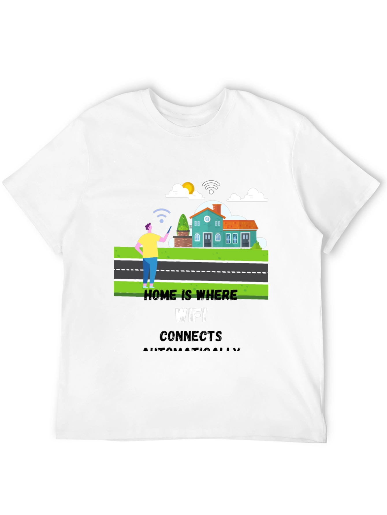 Home WiFi T-Shirt - Connect Automatically!