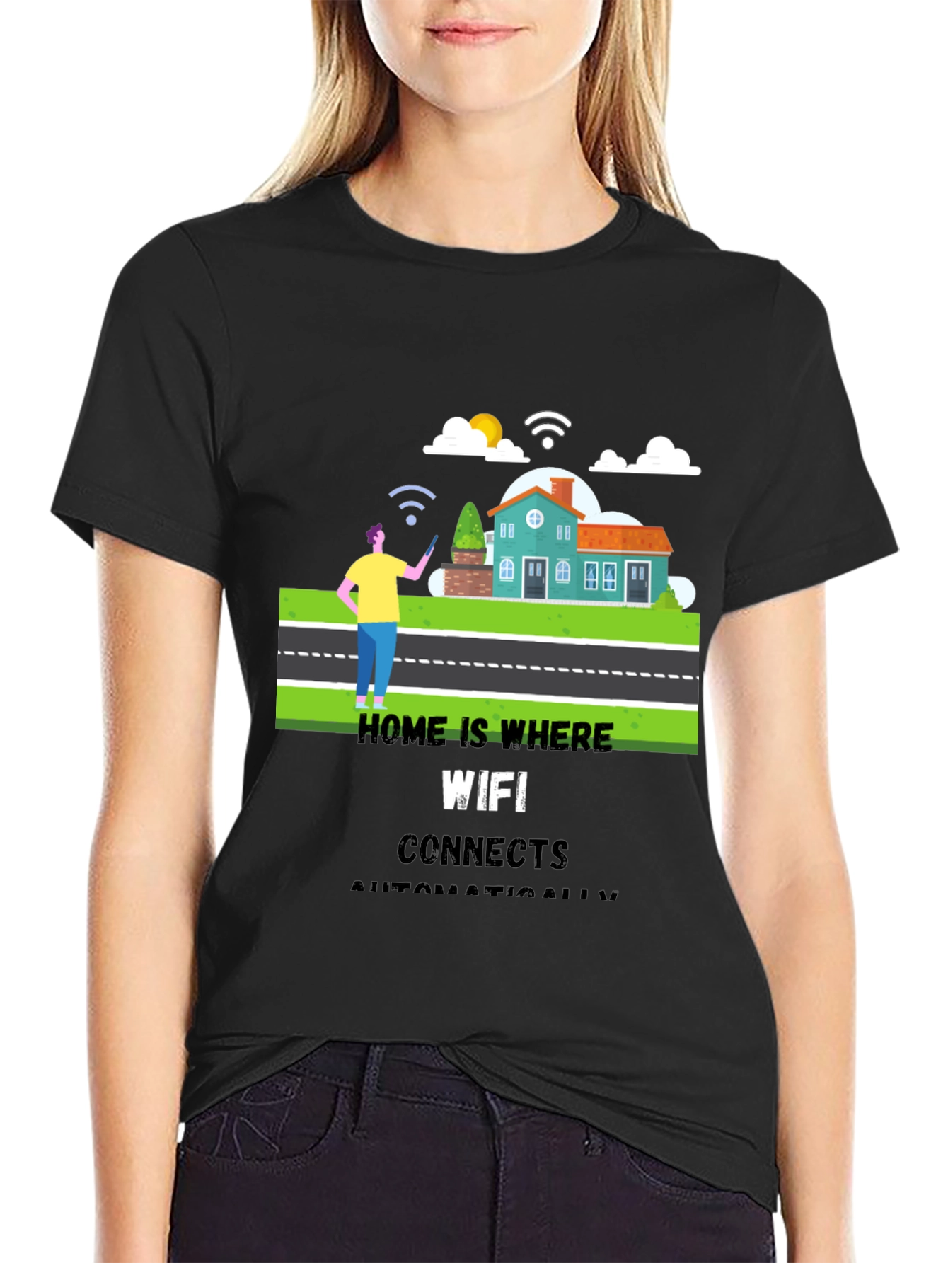 Home WiFi T-Shirt - Connect Automatically!