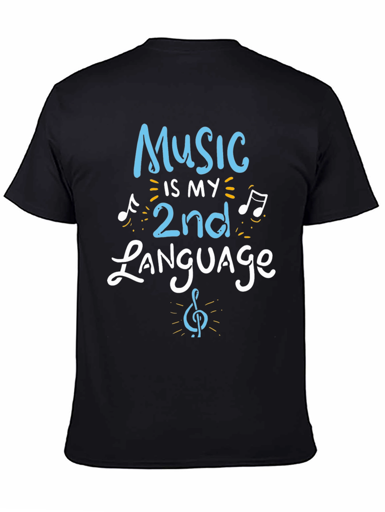 Music is My 2nd Language Graphic Tee