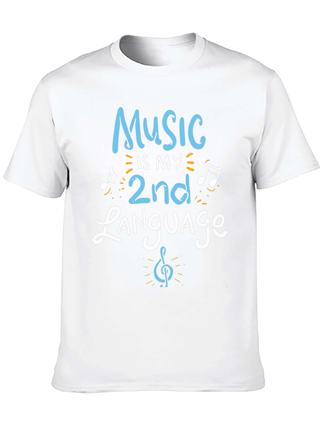 Music is My 2nd Language Graphic Tee