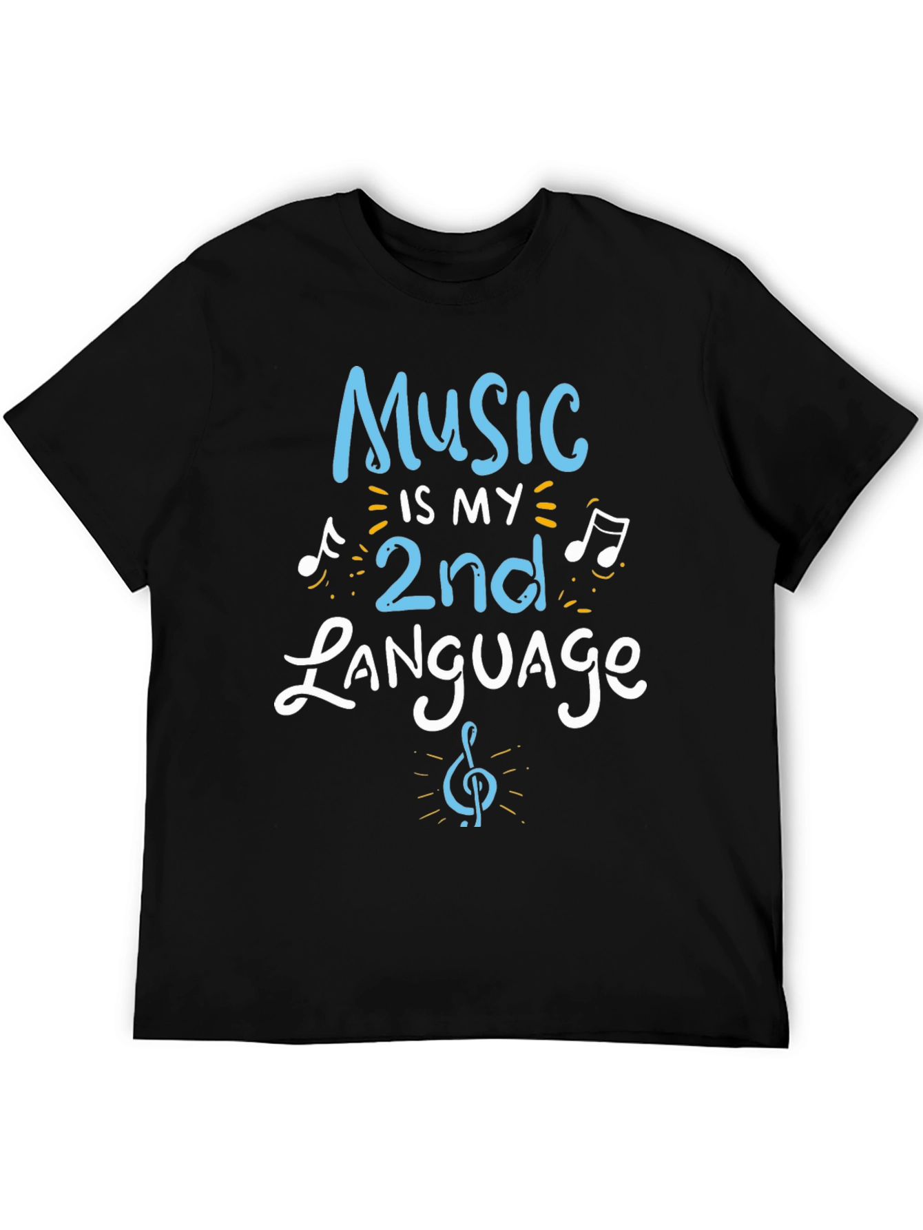 Music is My 2nd Language Graphic Tee