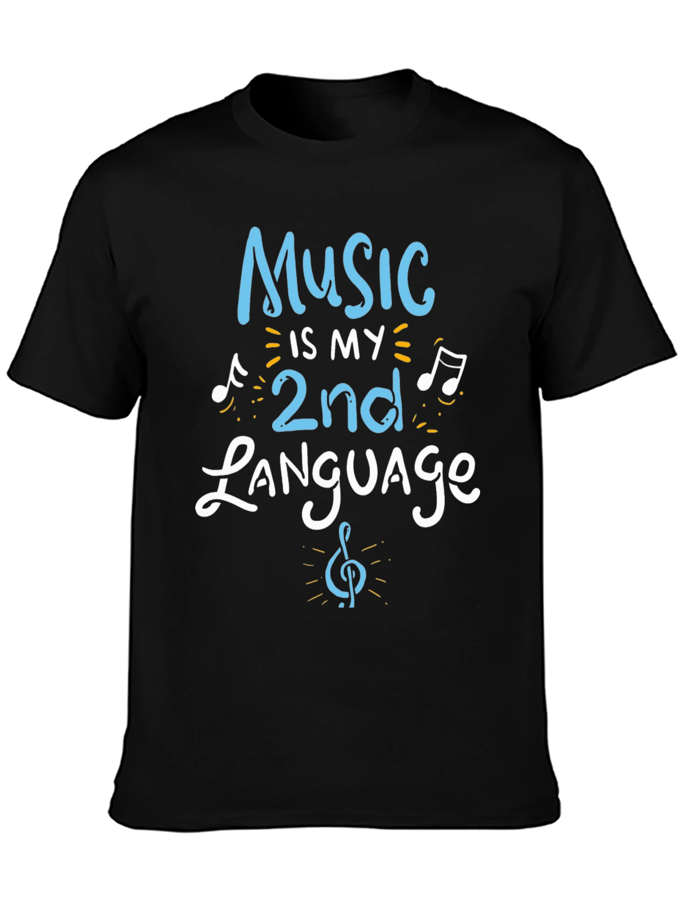 Music is My 2nd Language Graphic Tee